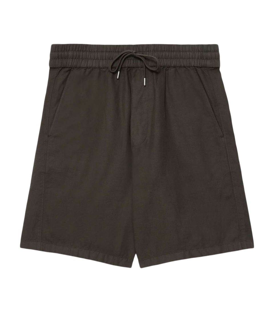 AllSaints Mens Hanbury Shorts Weathered Brown