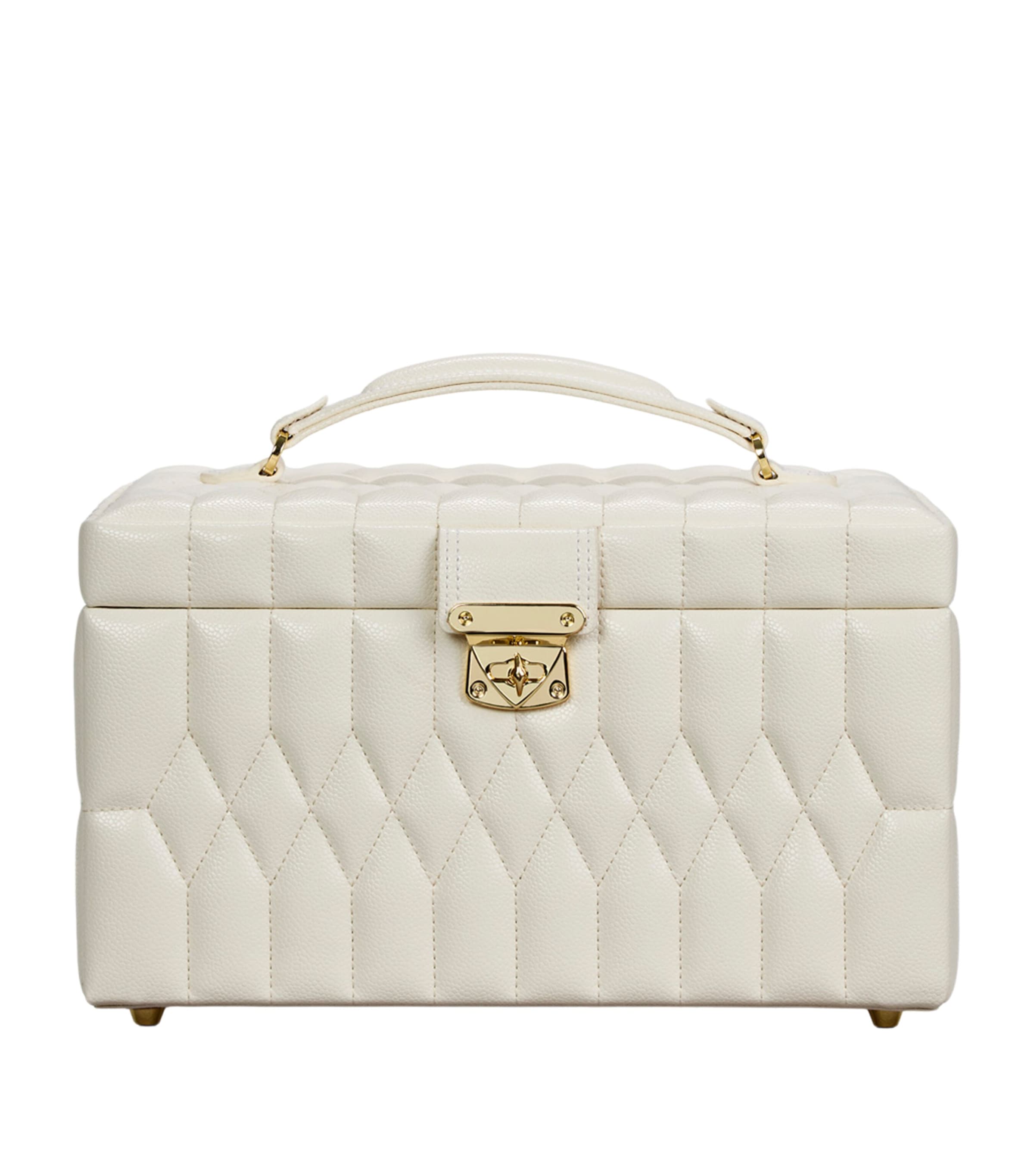 WOLF Medium Lauren Jewellery Box Ivory