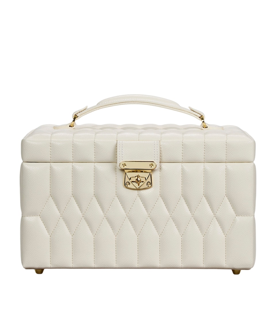 WOLF Medium Lauren Jewellery Box Ivory