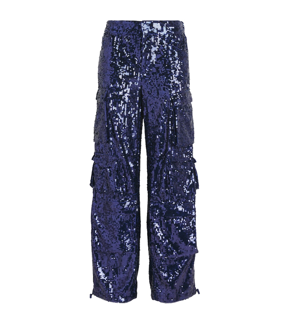 Sequin Olympia Cargo Trousers