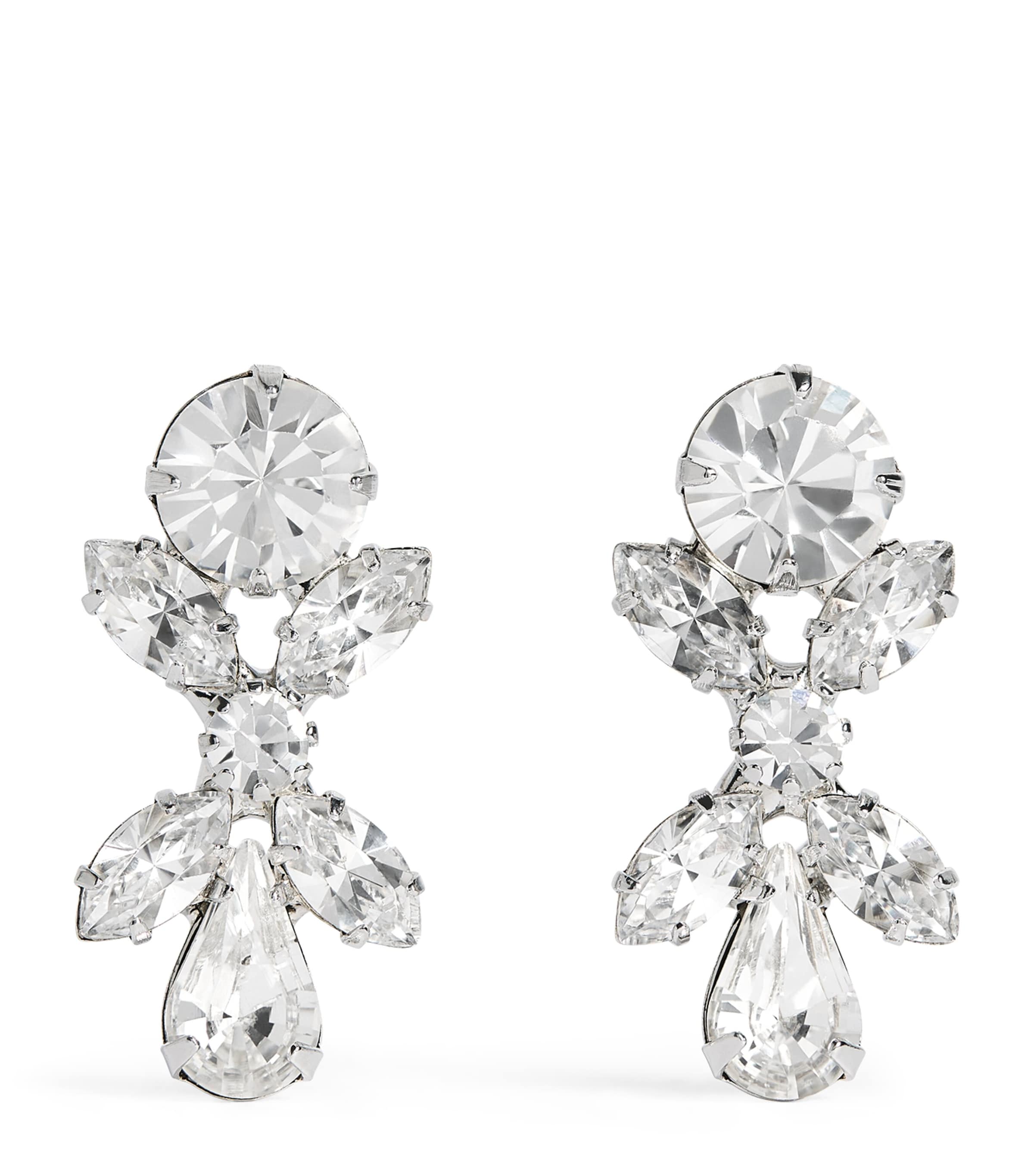 Jennifer Behr Crystal Parker Drop Earrings Crystal