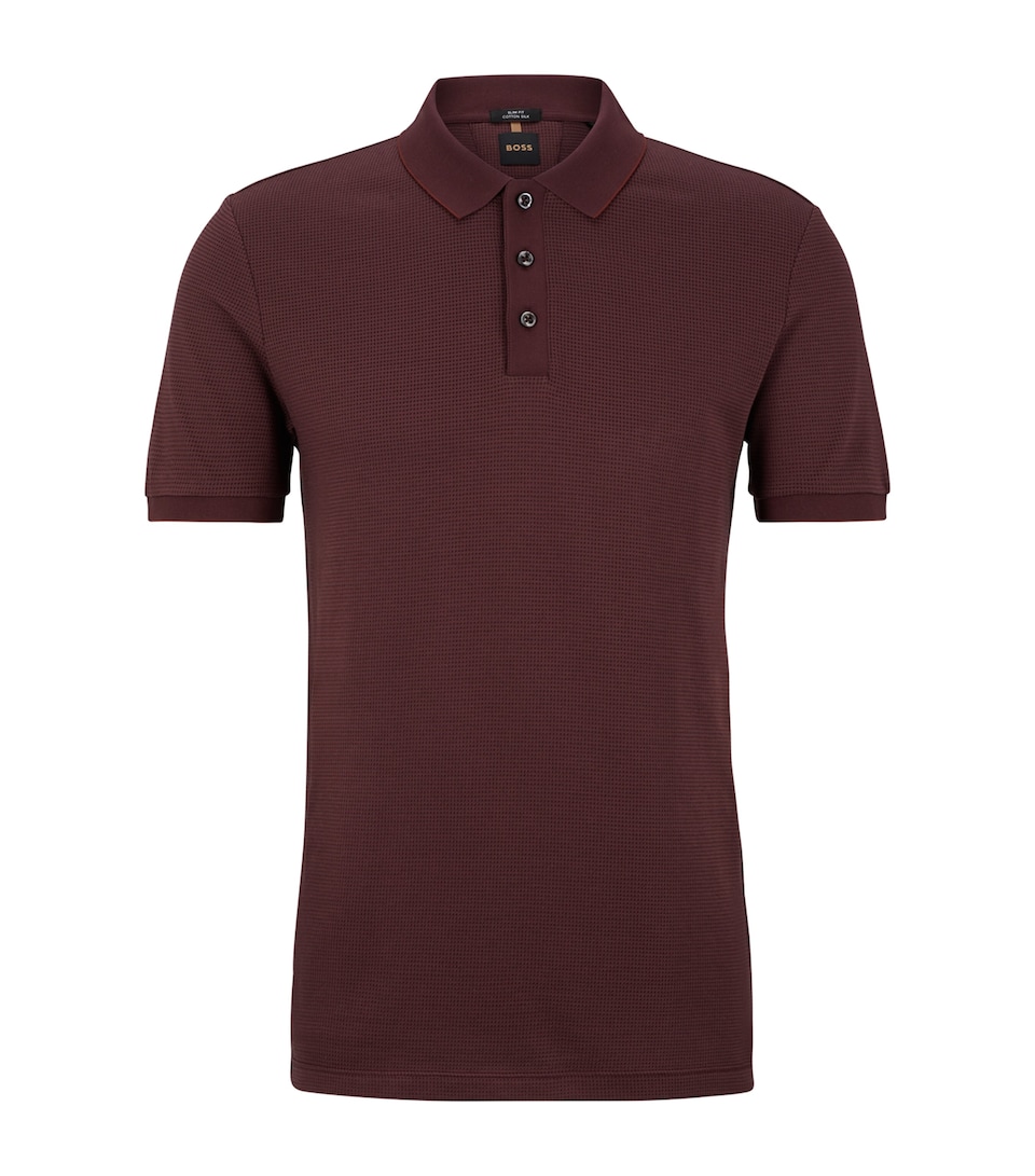 Cotton-Silk Polo Shirt