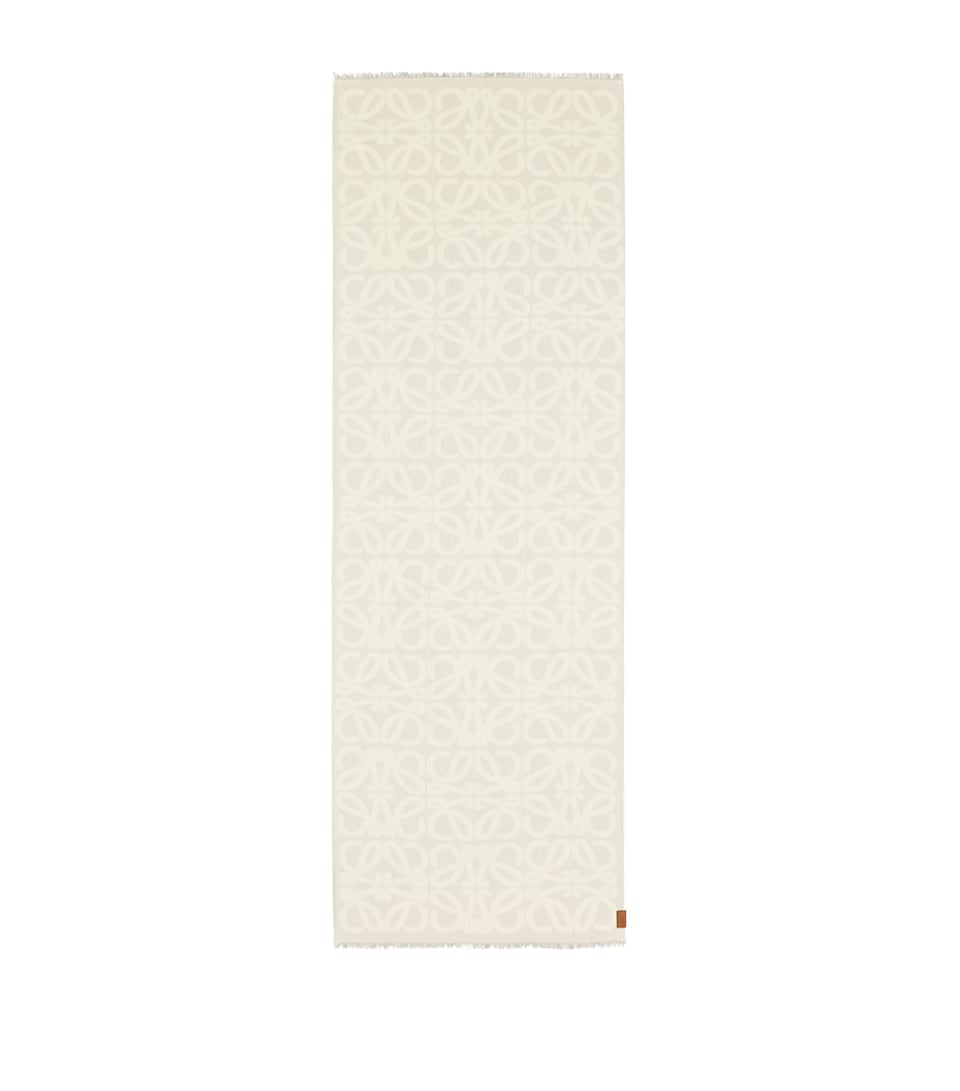 Wool-Silk Anagram Scarf