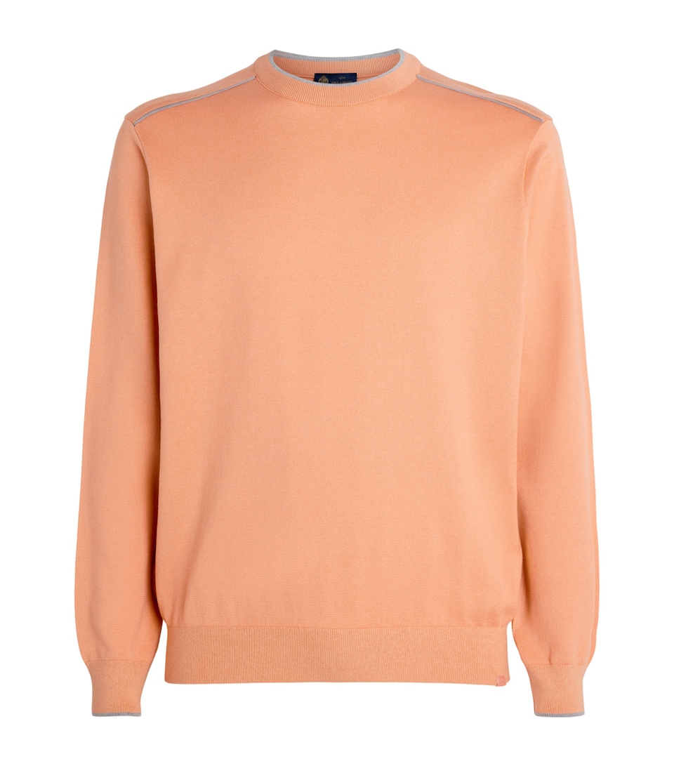 Silk-Cotton Knit Sweater