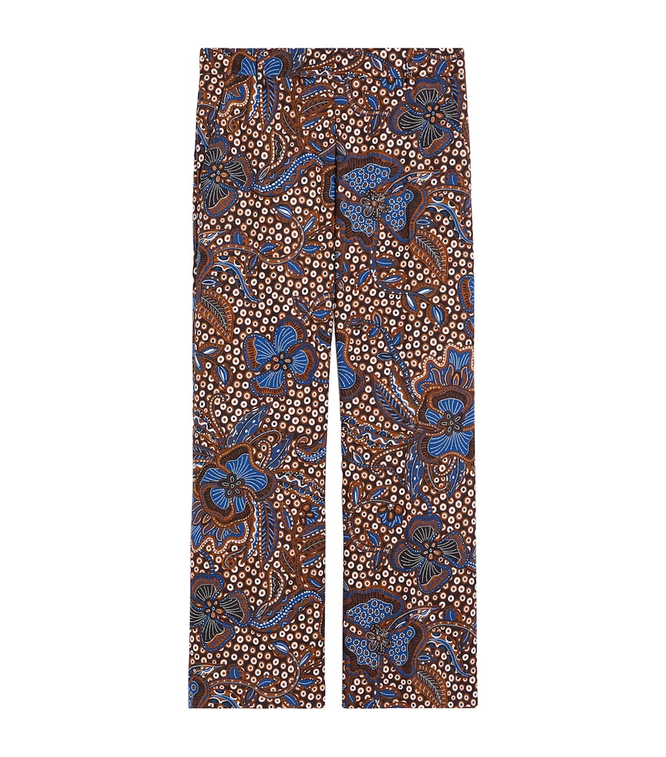 Printed Straight Trousers
