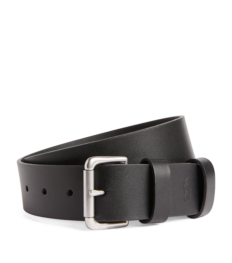 Leather Roller Buckle Belt