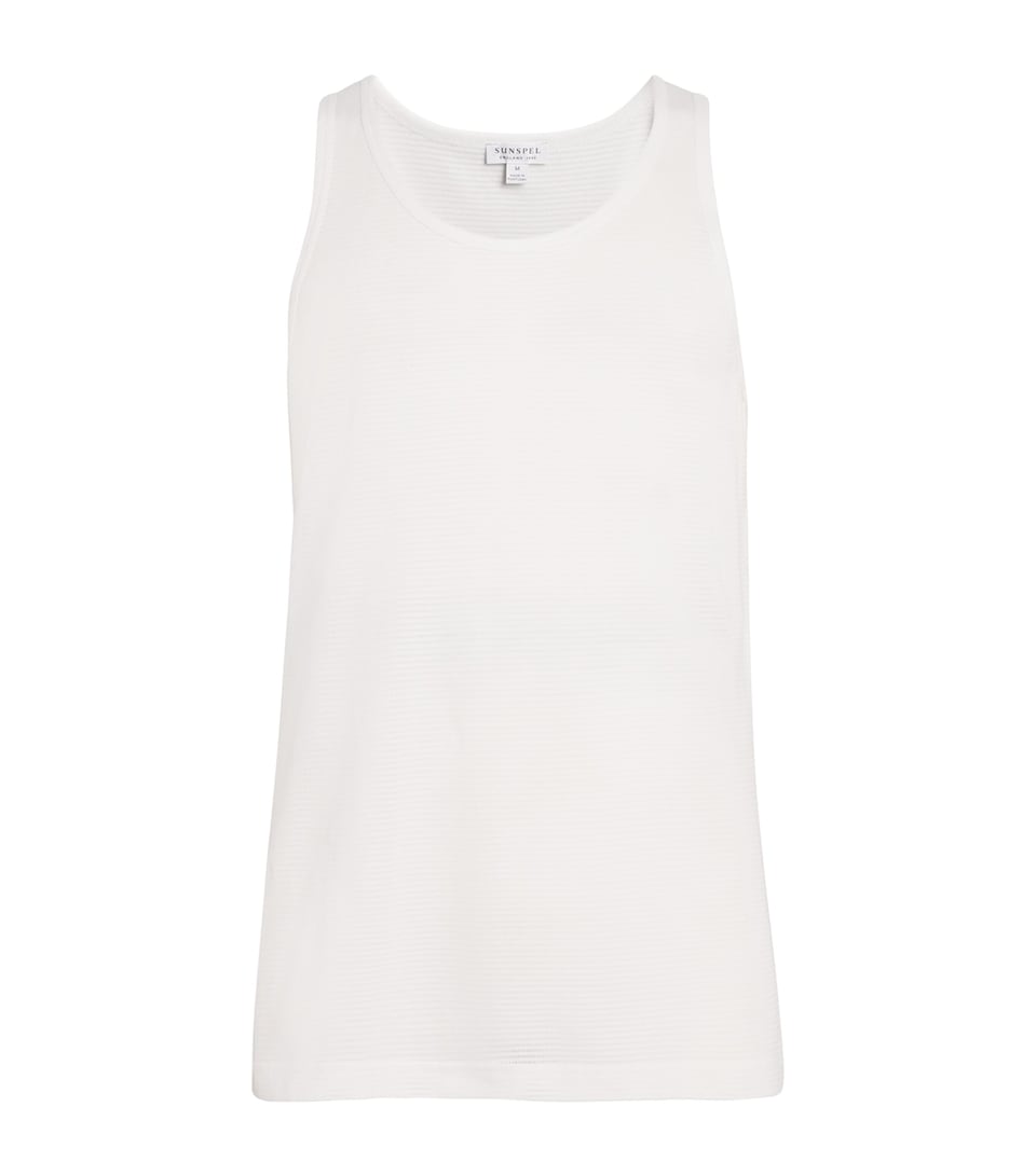 Cotton Mesh Cellular Vest