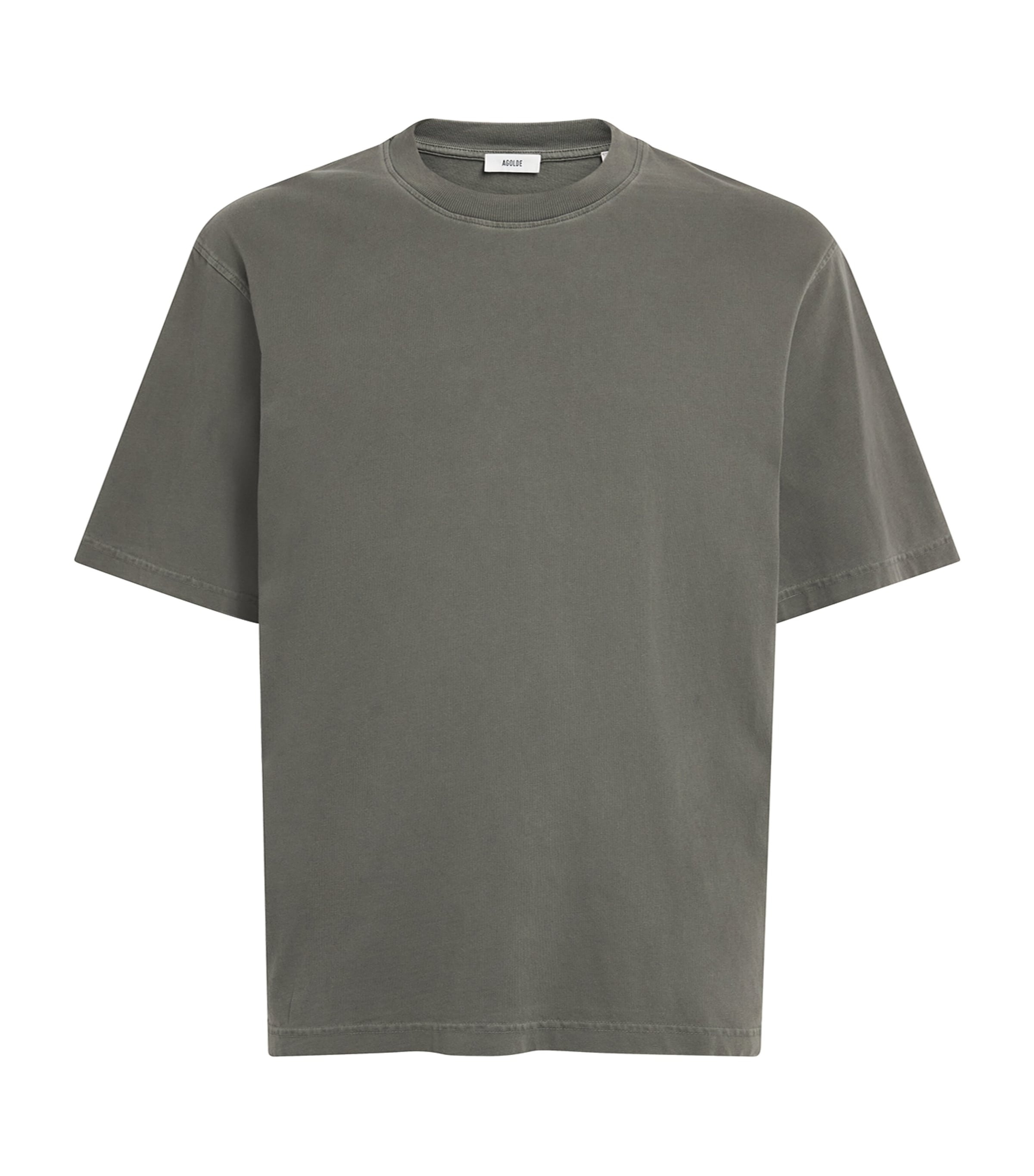 AGOLDE Mens Cotton Asha T-Shirt Millstone