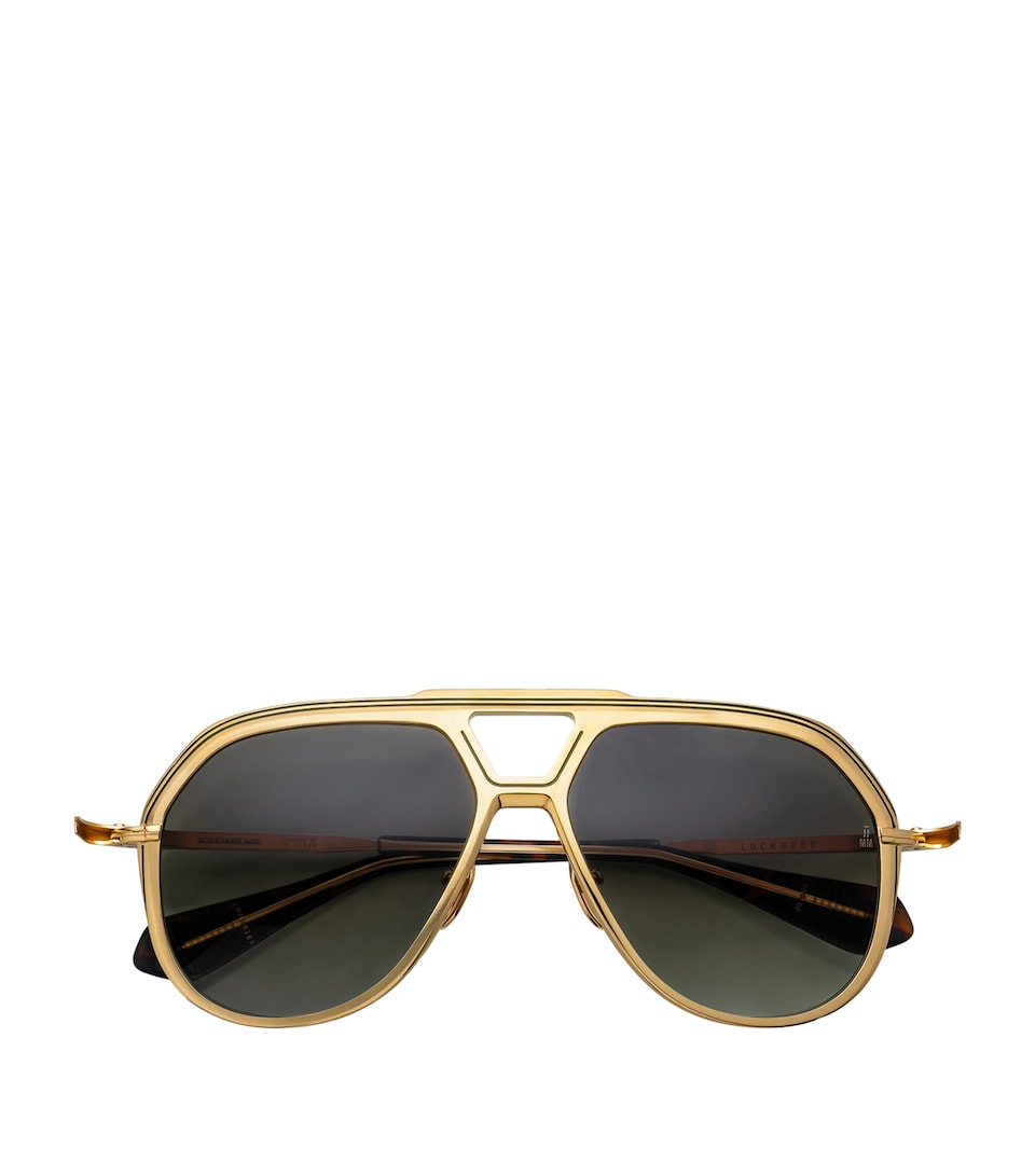 Titanium Aviator Lockheed Sunglasses