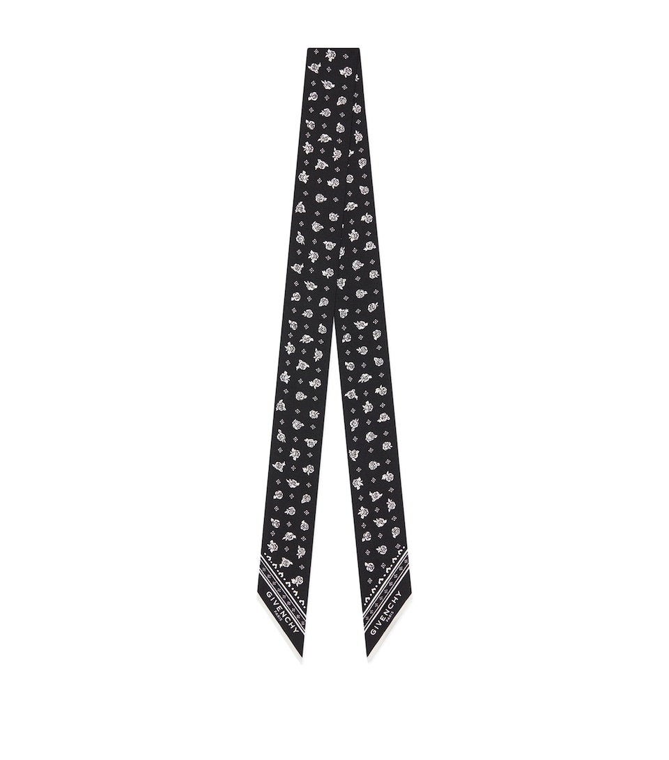 Givenchy Silk Twill Floral Scarf