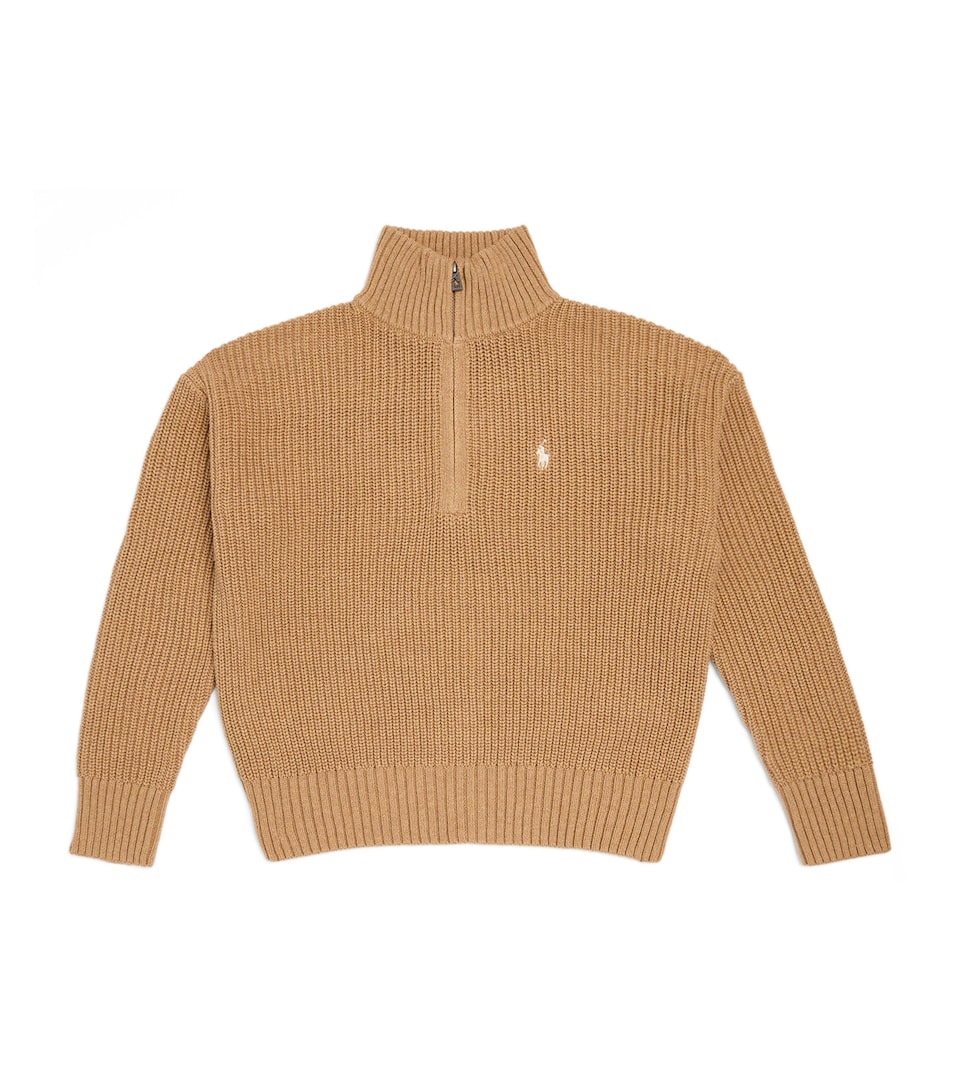 Cotton Quarter-Zip Sweater (7-14 Years)
