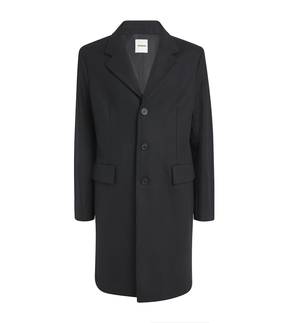 Wool-Blend Overcoat