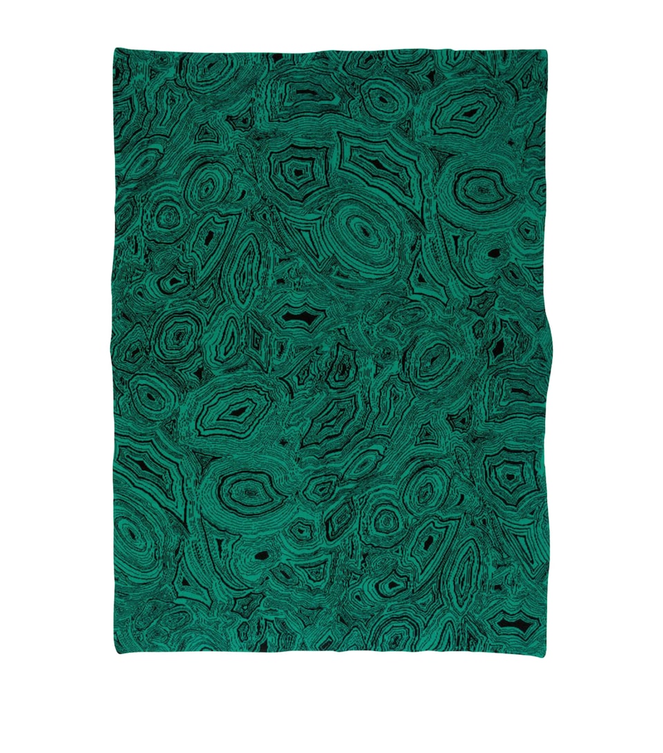Cashmere Malachite Throw (180cm x 130cm)