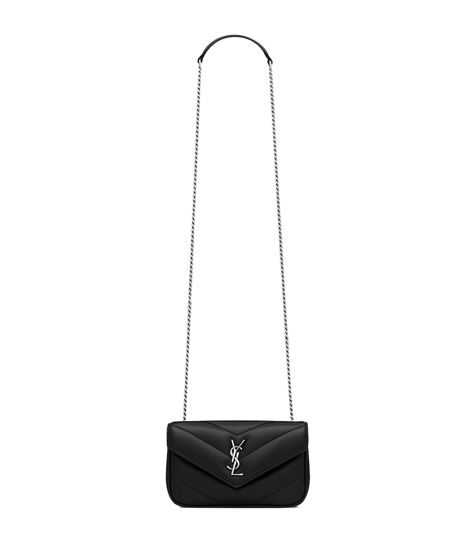 Mini Matelassé Lambskin Loulou Shoulder Bag