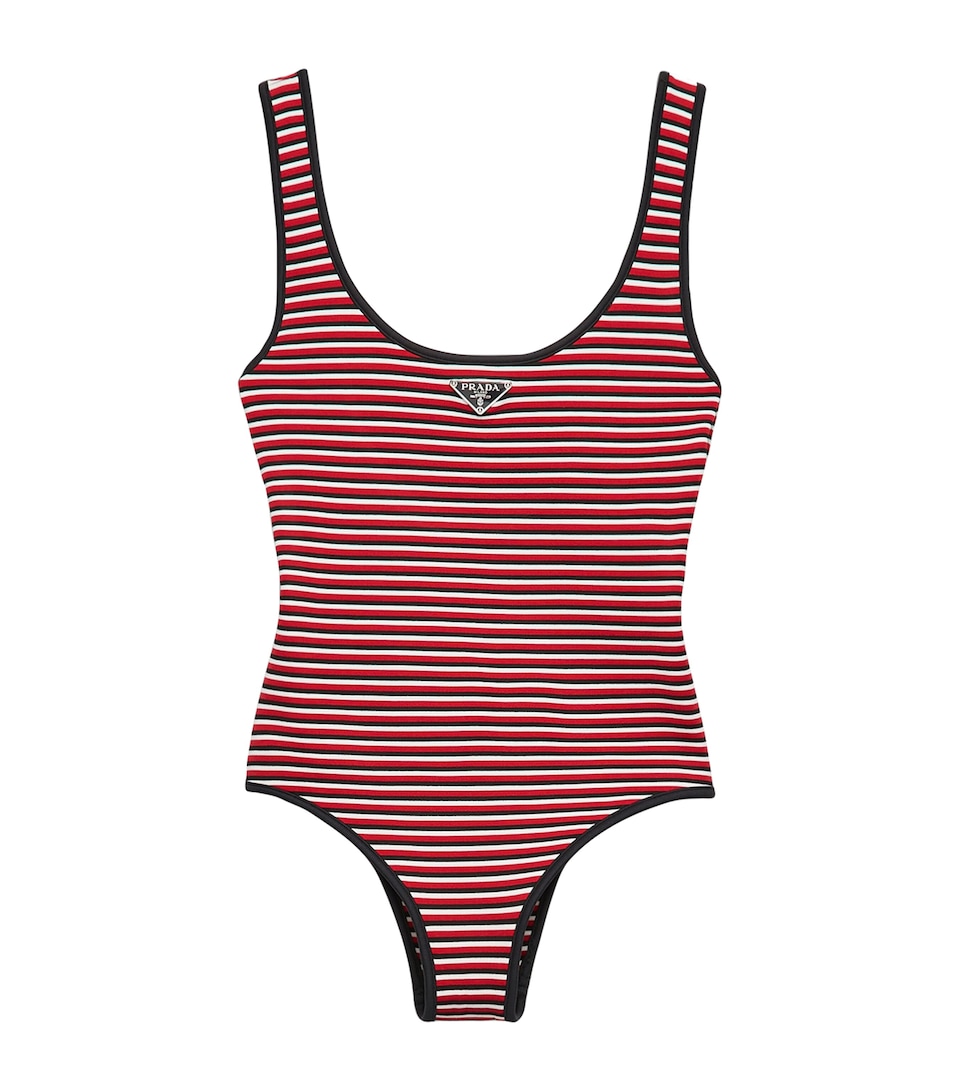 Stripe Triangle Swimsuit