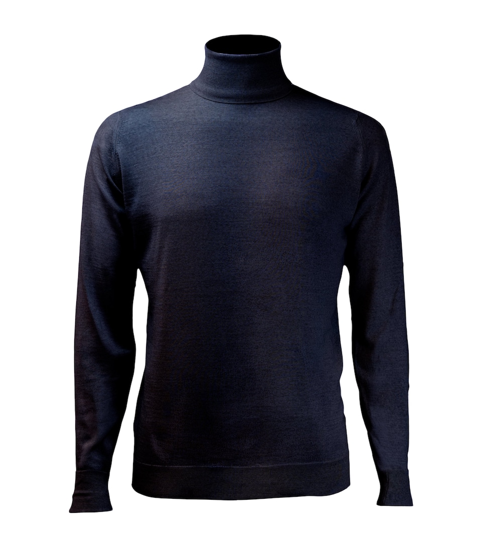 Superfine Merino Wool Rollneck Sweater