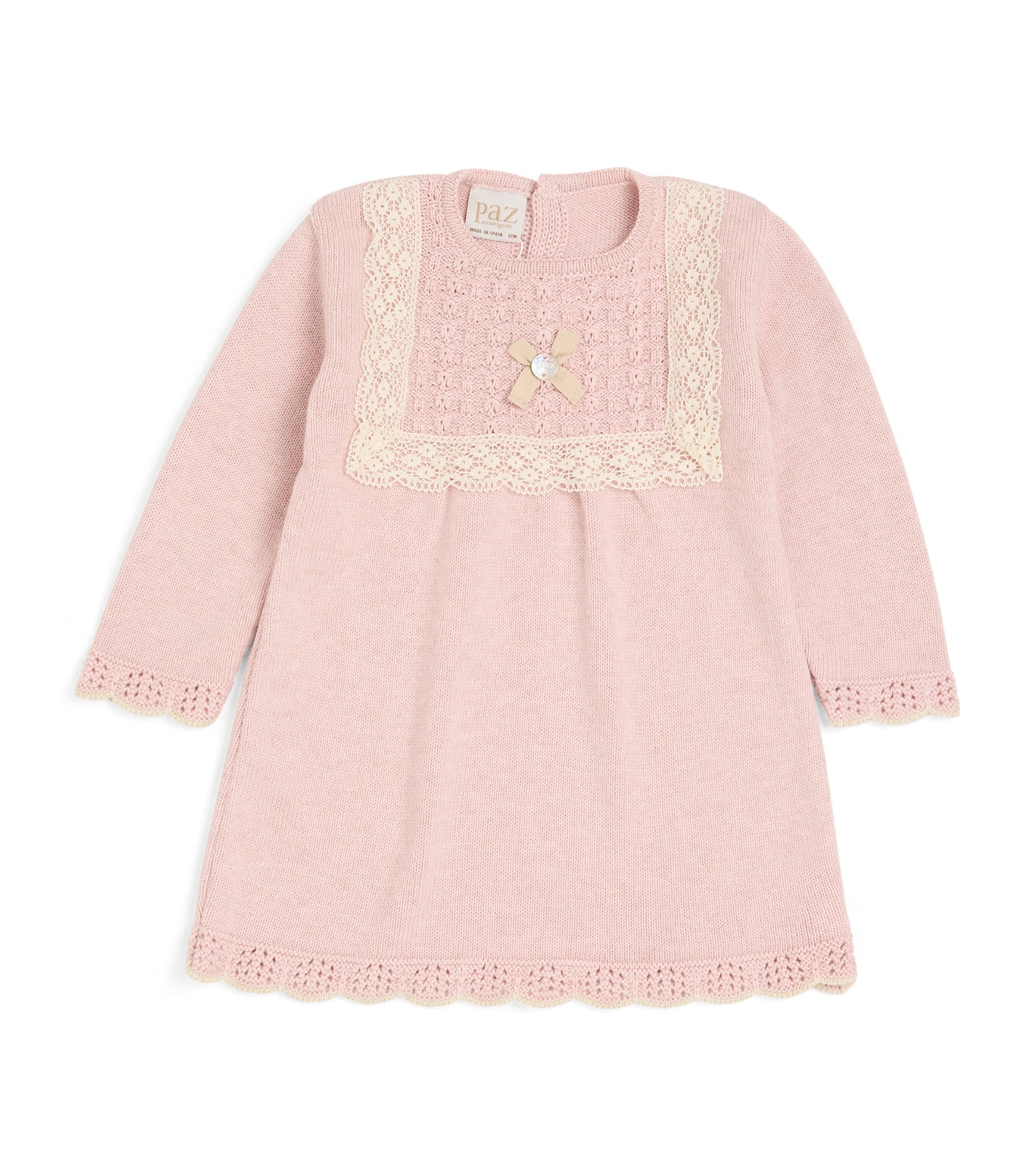 Cotton-Blend Knitted Dress (12 Months)