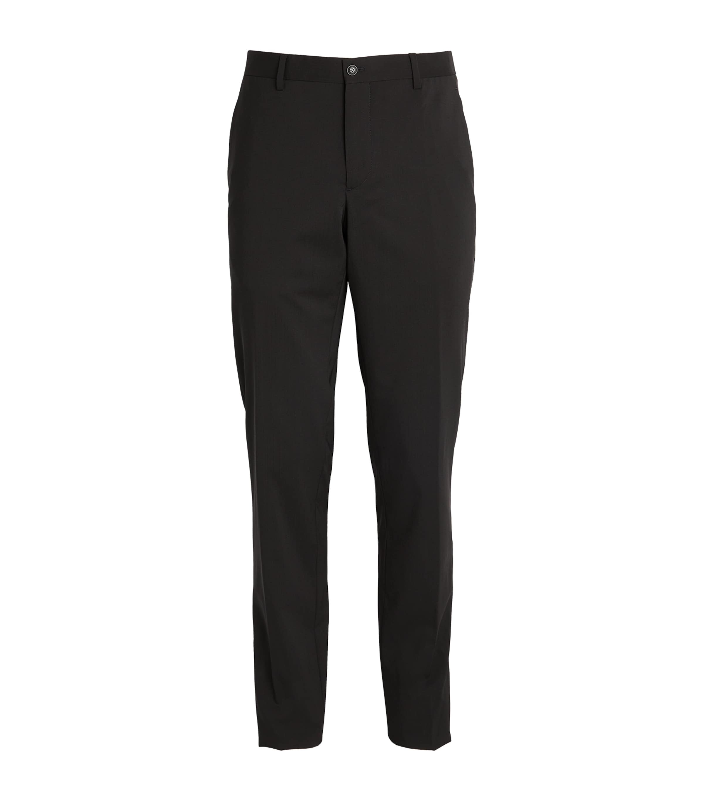 Virgin Wool Straight Trousers