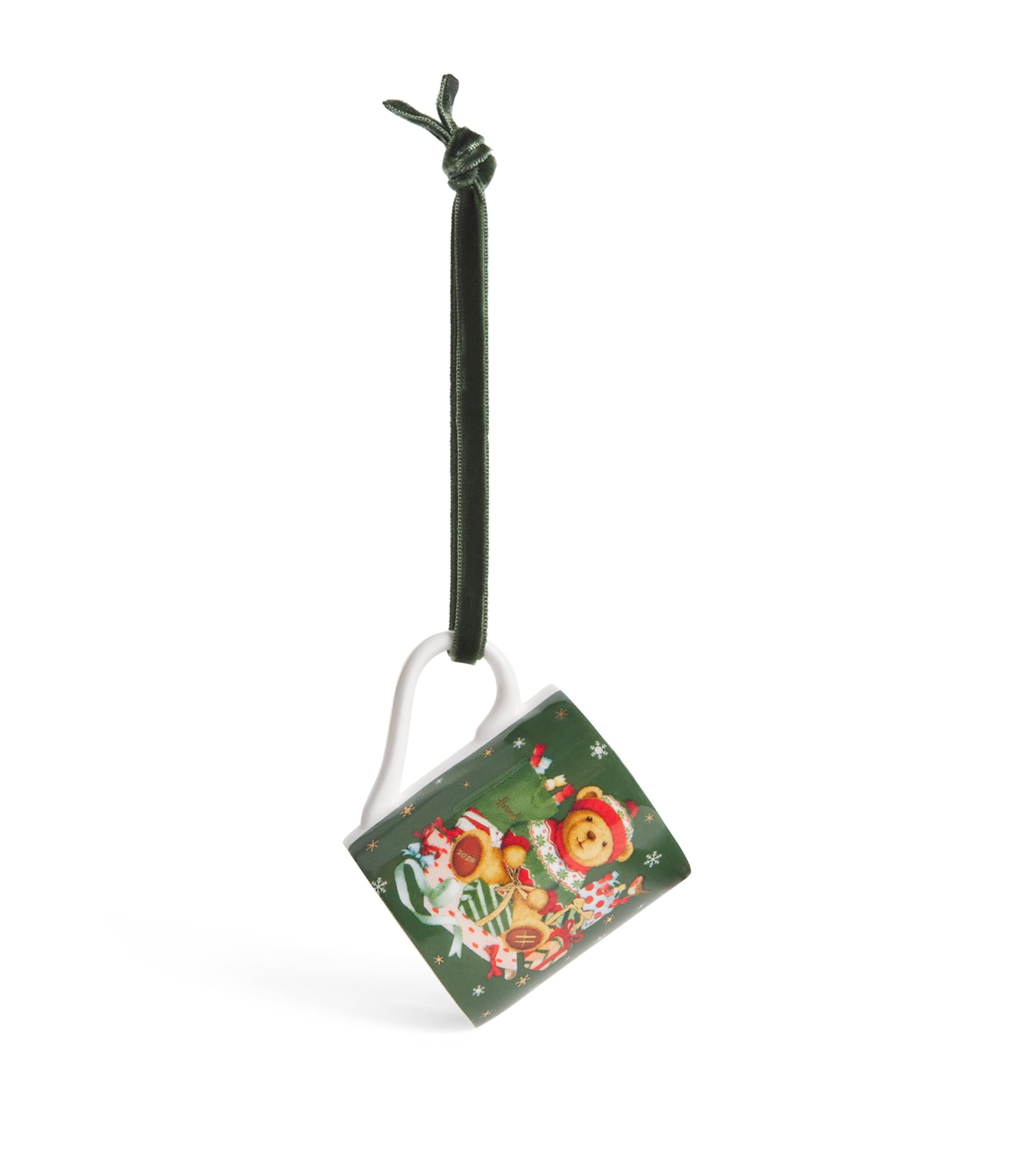 Harrods Christmas Mug Tree Decoration Gold
