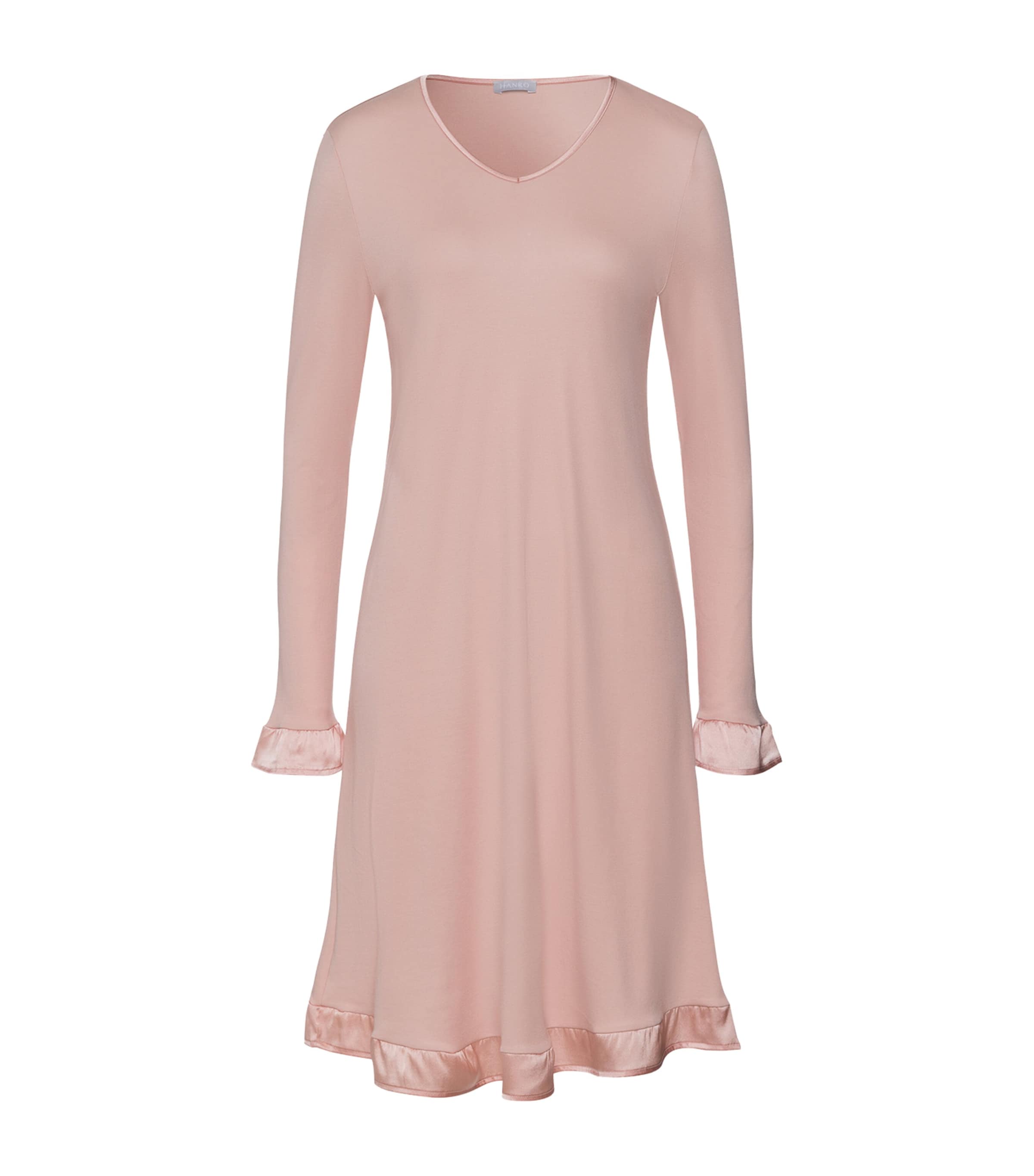 Cotton-Blend Long-Sleeve Claire Nightdress