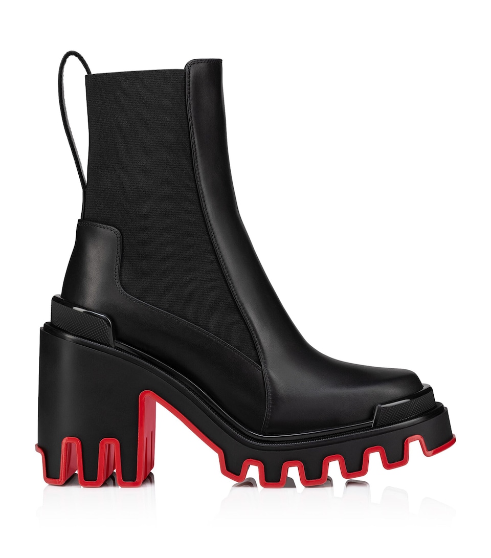 Marchacroche Dune Leather Heeled Boots 85