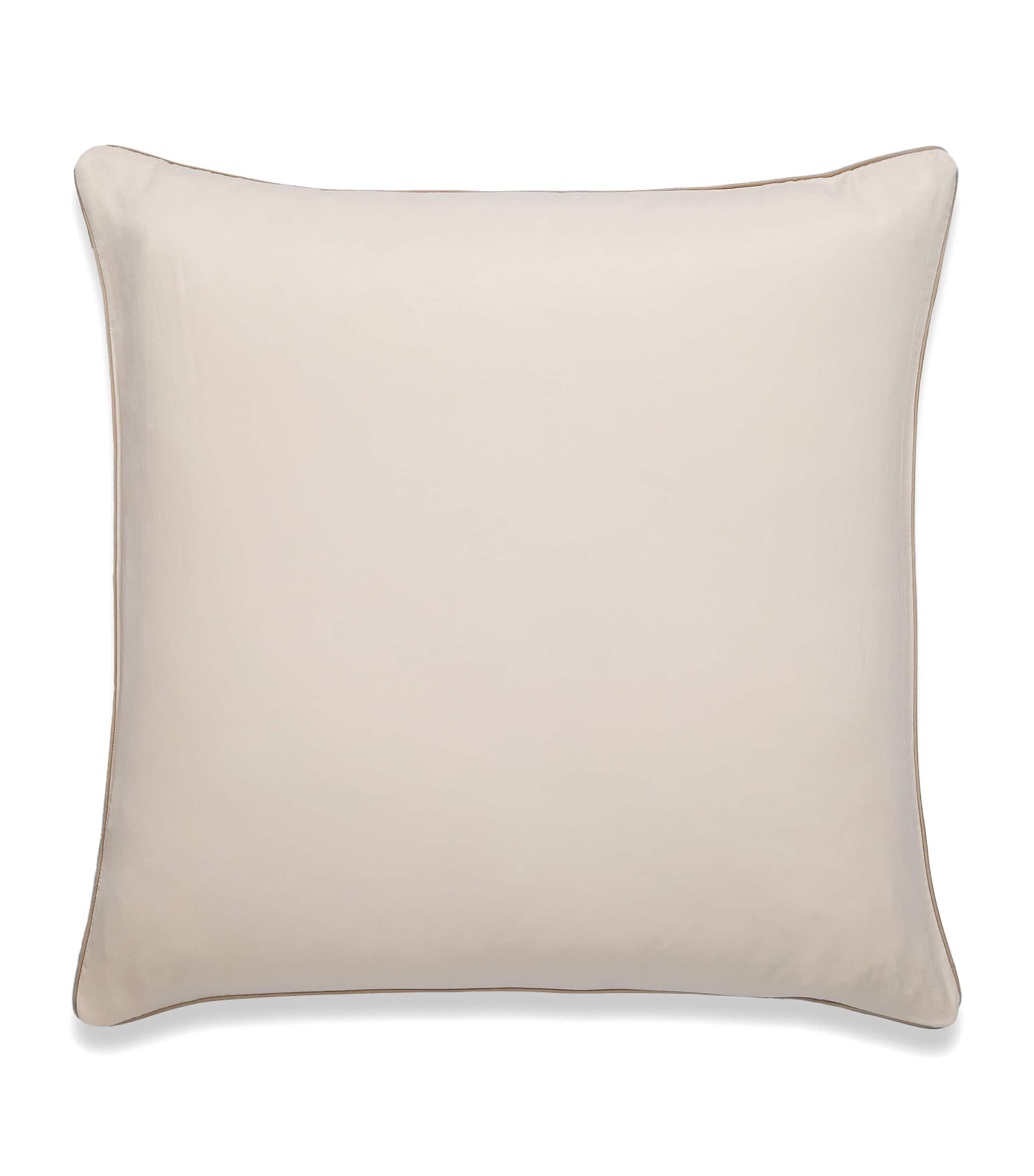Hamam Cotton Alya Square Pillowcase (65cm x 65cm) Bone
