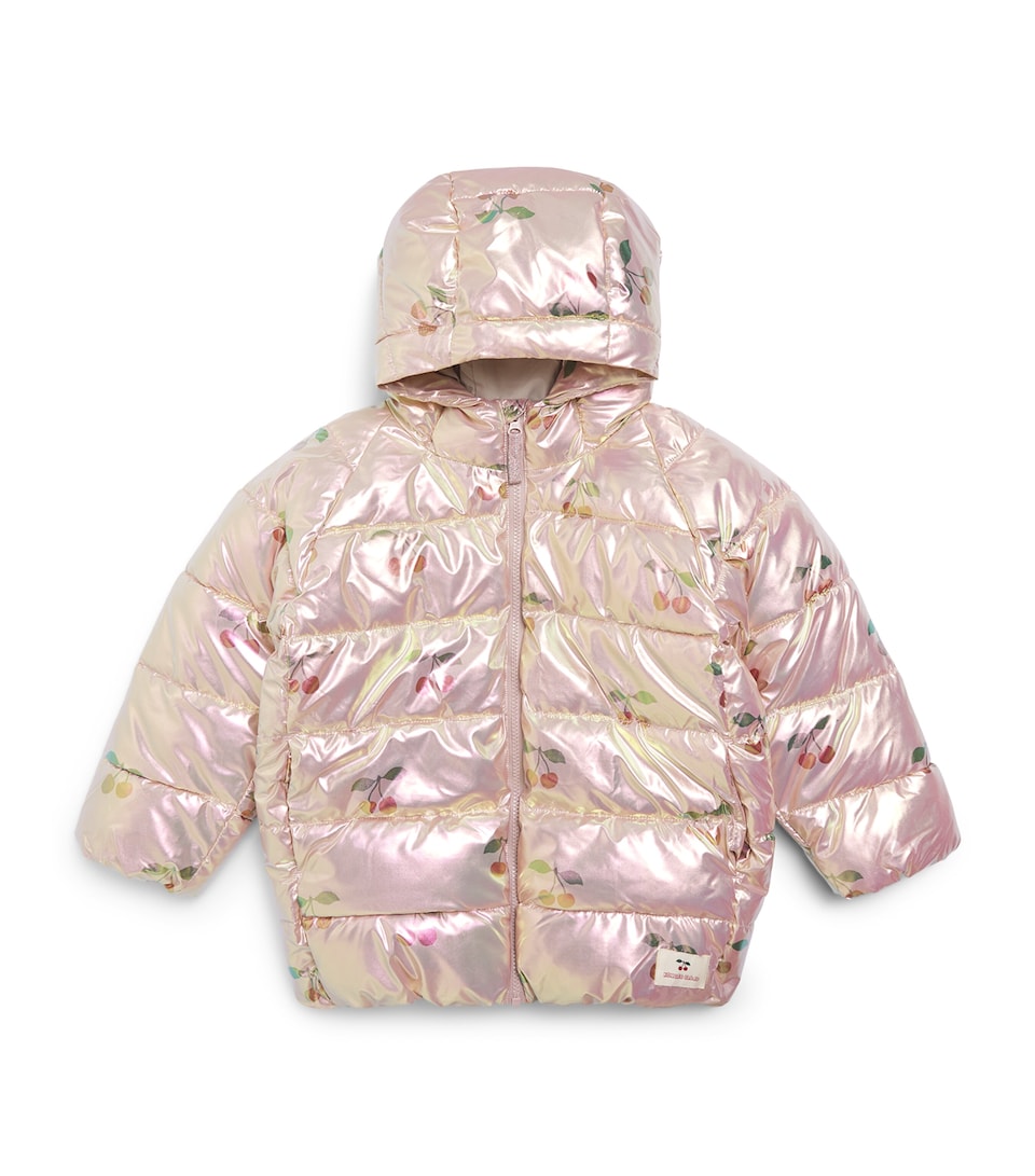 KONGES SLOJD Hooded Quilted Puffer Jacket (1-10 Years) Ma Gr Cerise