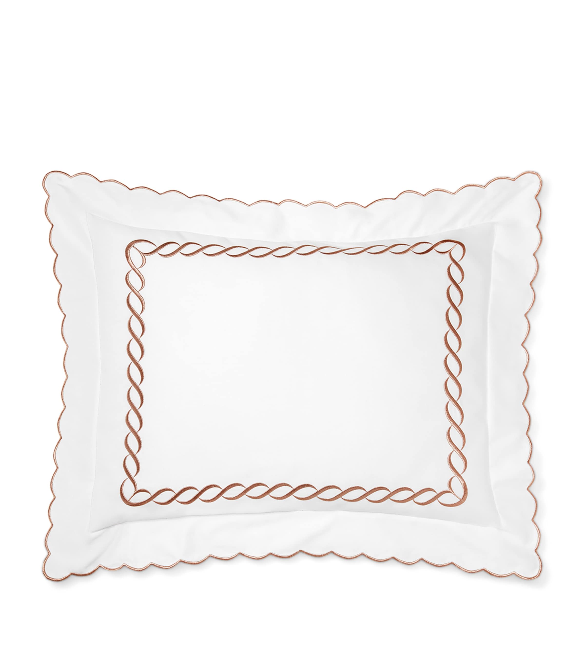 Cotton Treccia Splendore Oxford Pillowcase (50cm x 75cm)