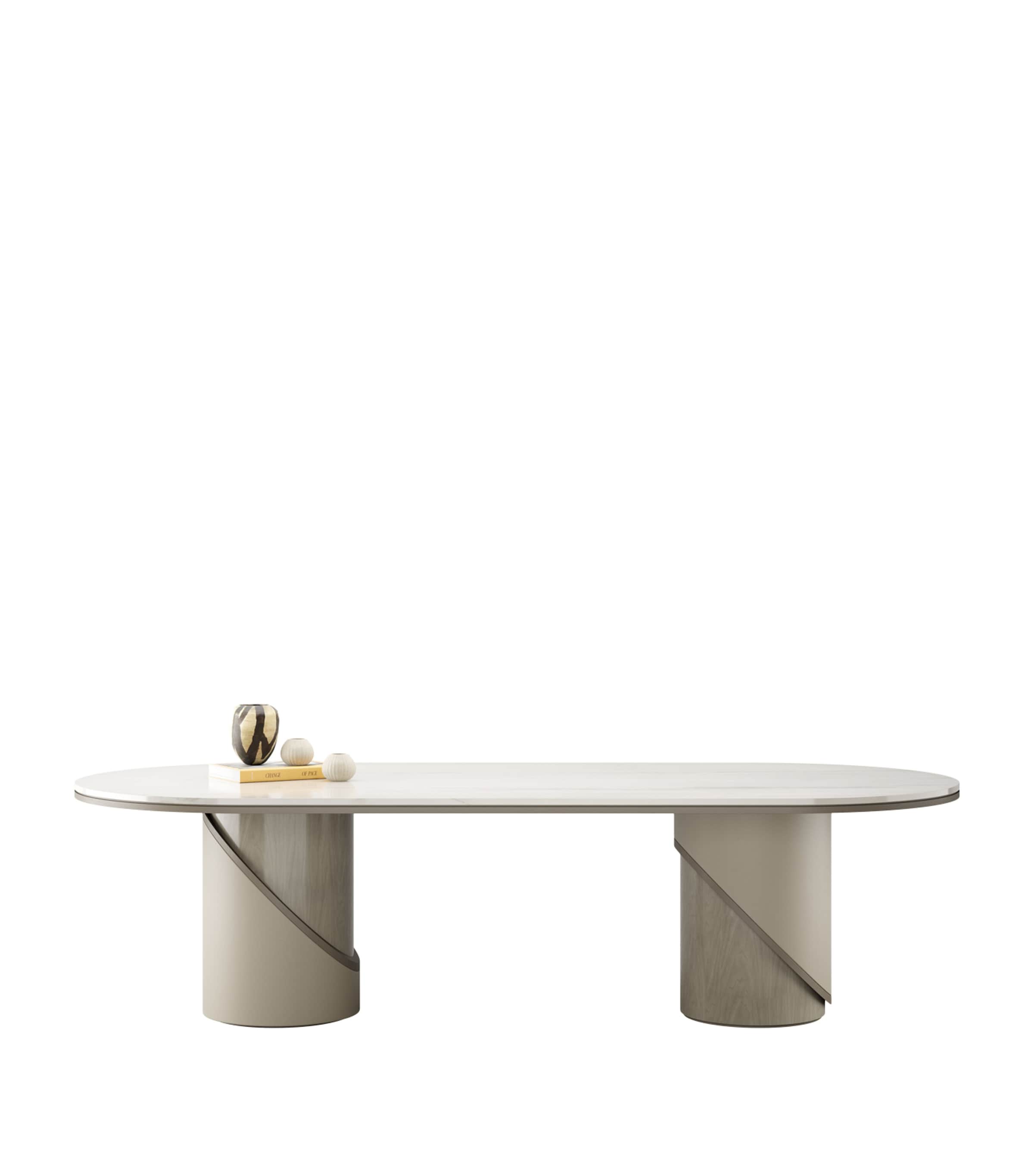 Frato Wood Tbilisi Dining Table Grey