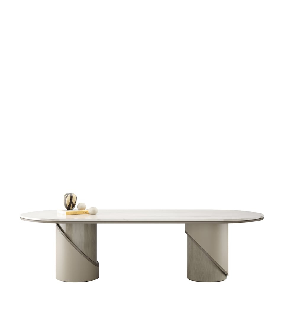 Frato Wood Tbilisi Dining Table Grey