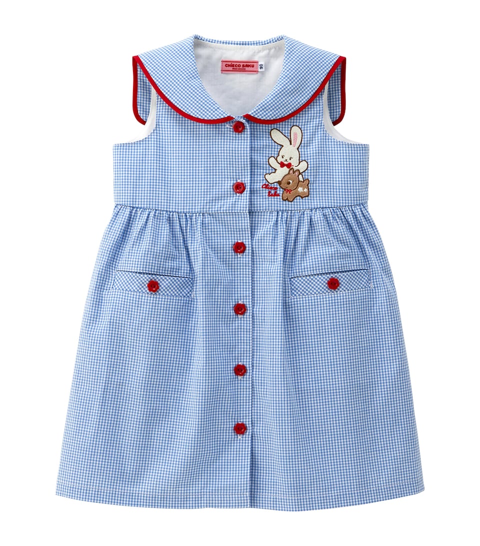 Chieco Saku Gingham Dress (2-7 Years)