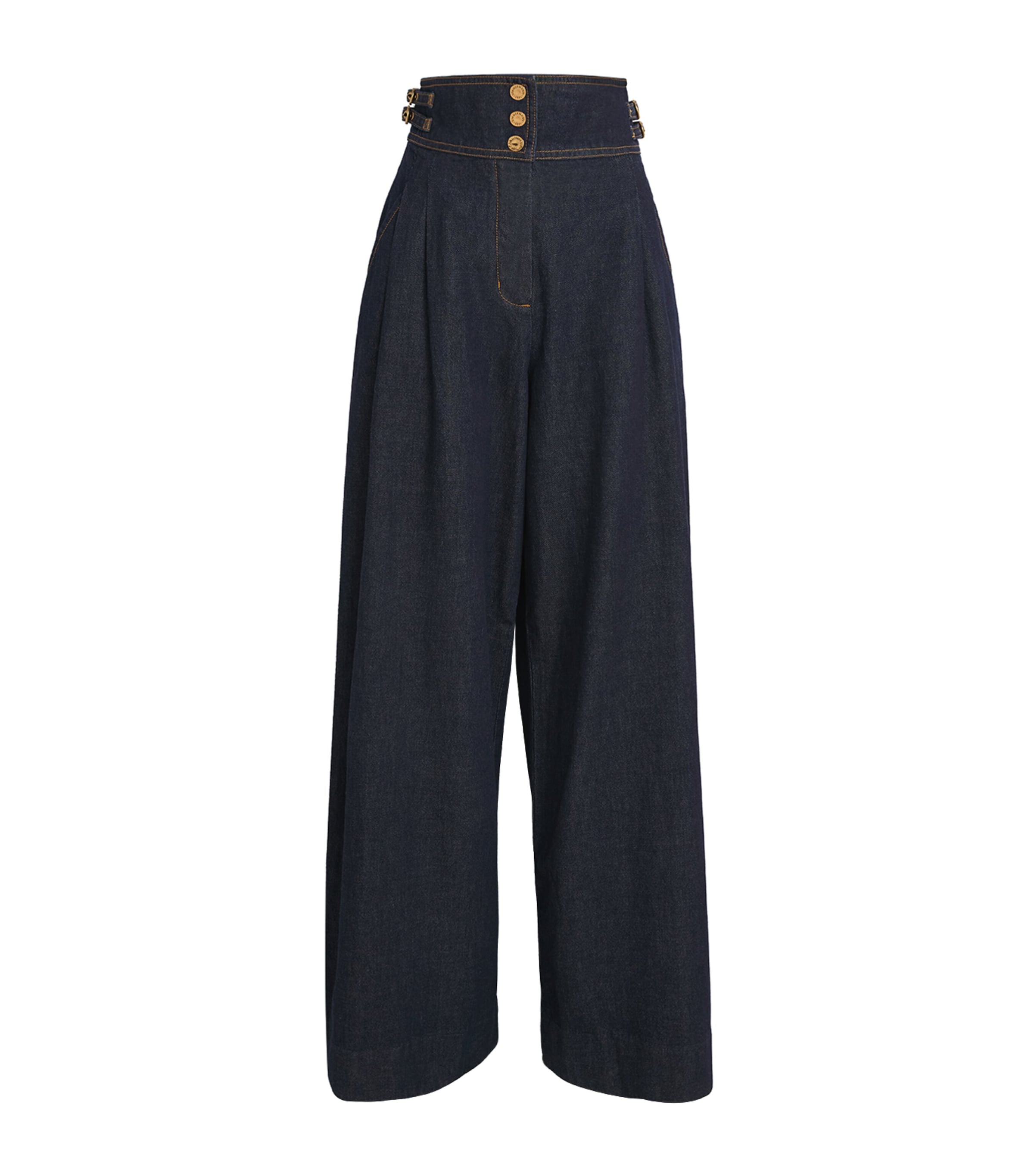 Denim Rebellion Wide-Leg Trousers