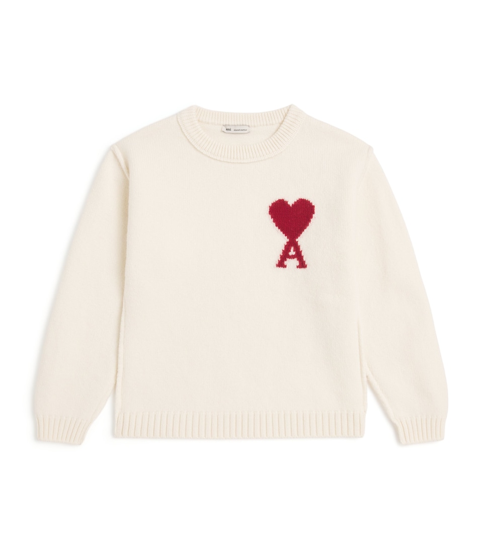 Wool Ami De Coeur Sweater (4-12 Years)