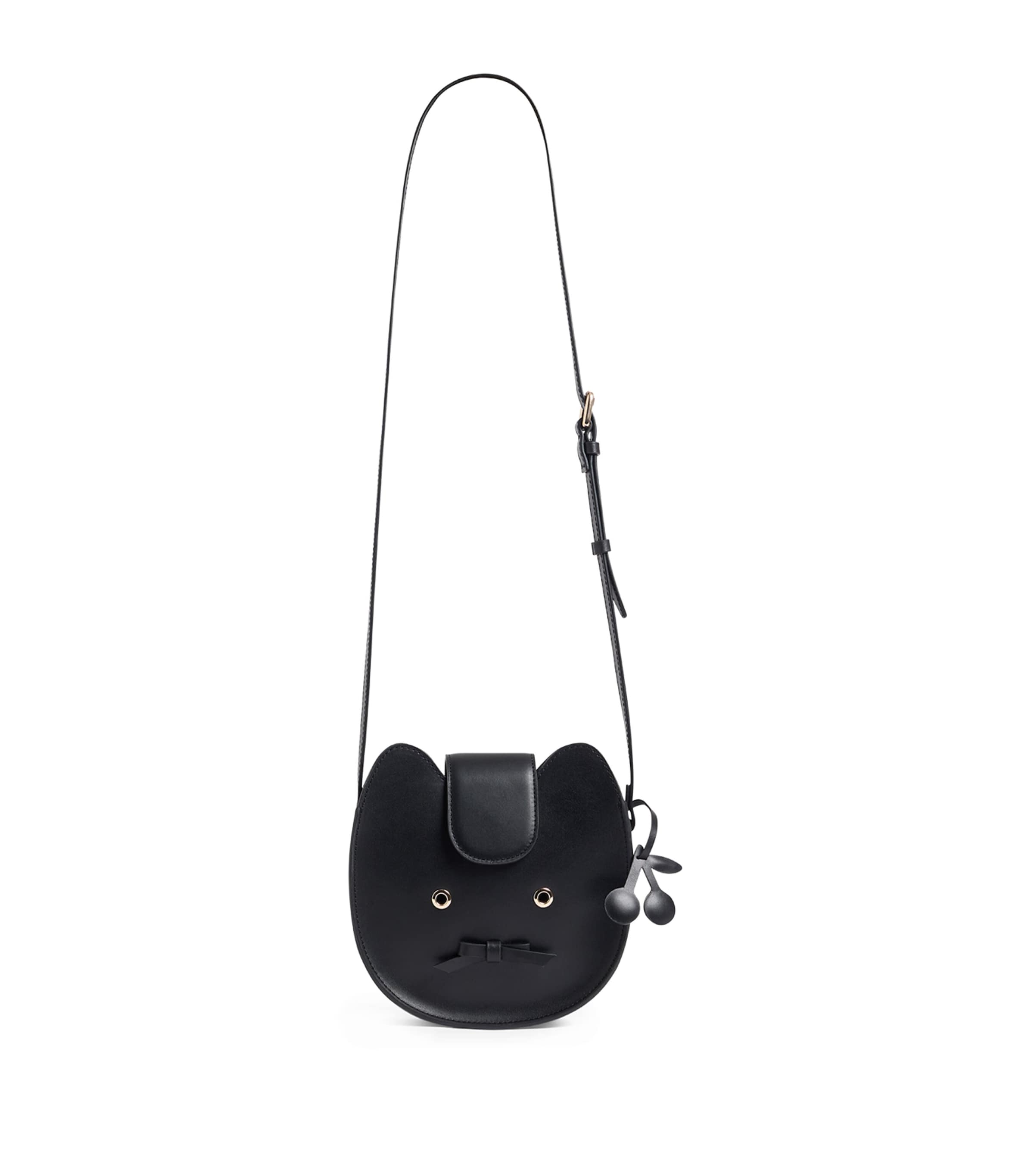 Leather Juro Cat Cross-Body Bag
