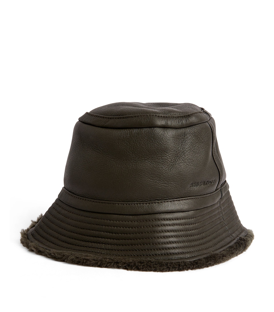 Merino-Lambskin Bucket Hat