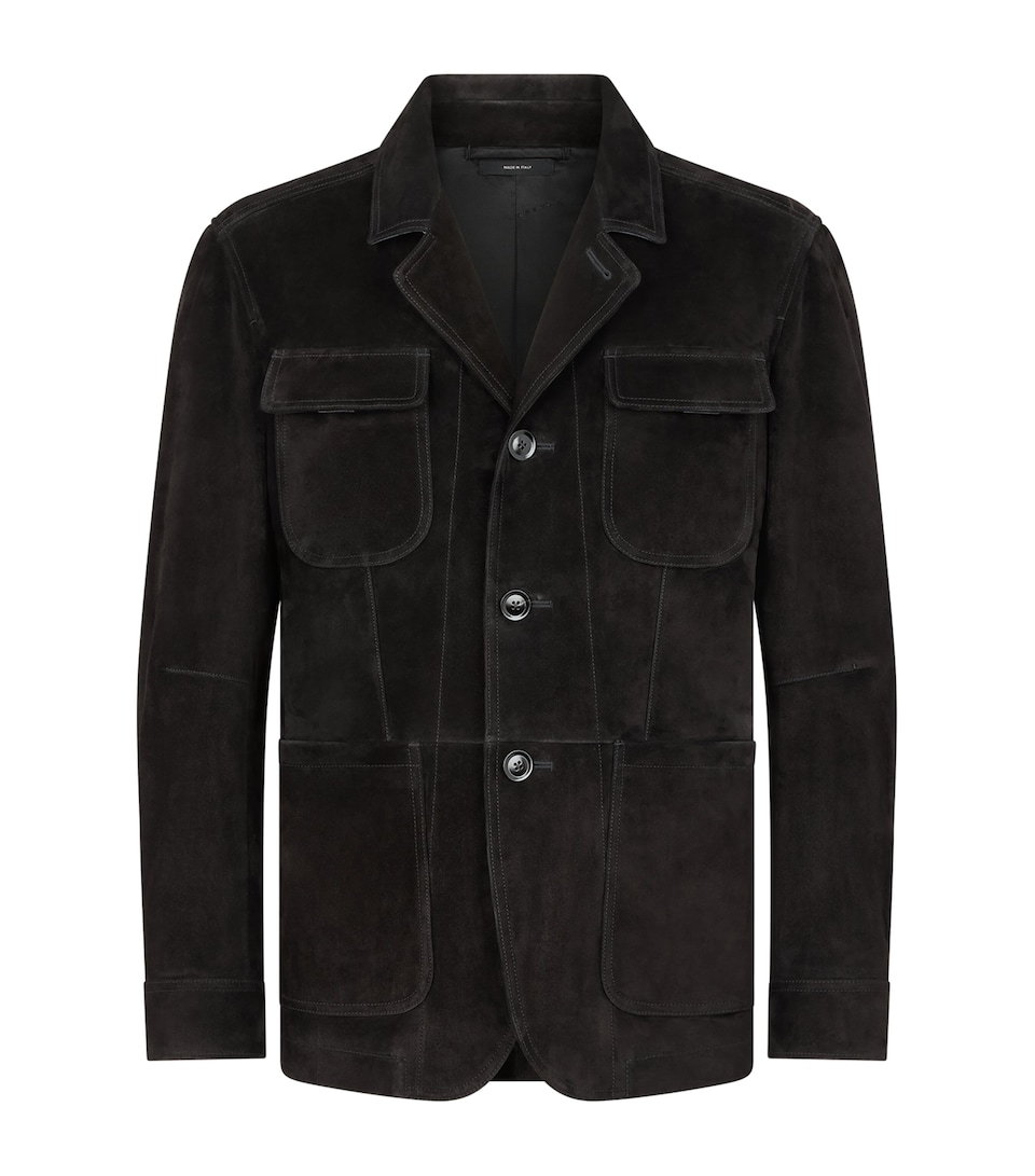 Suede Military Jacket