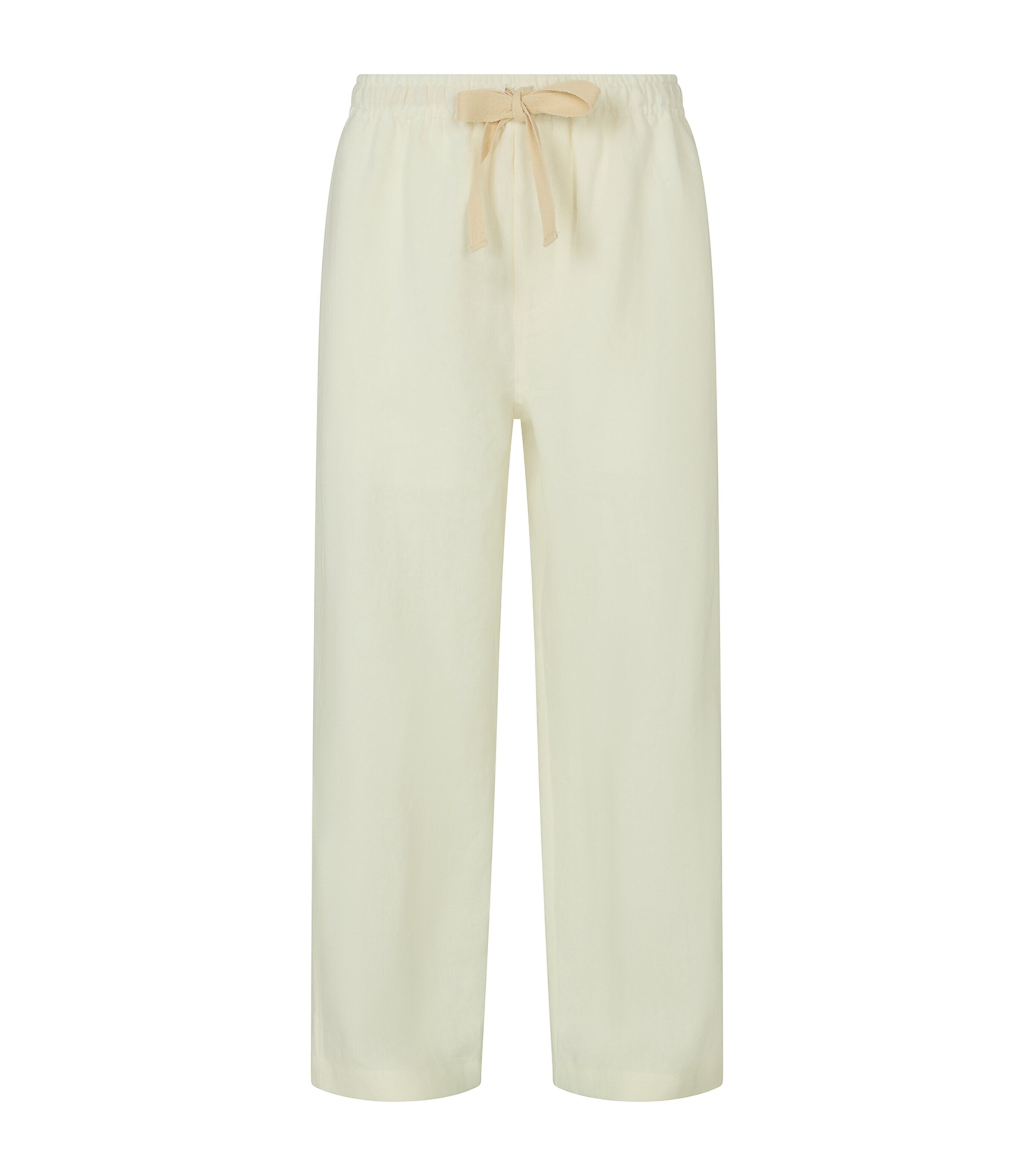 Linen Wide-Leg Trousers