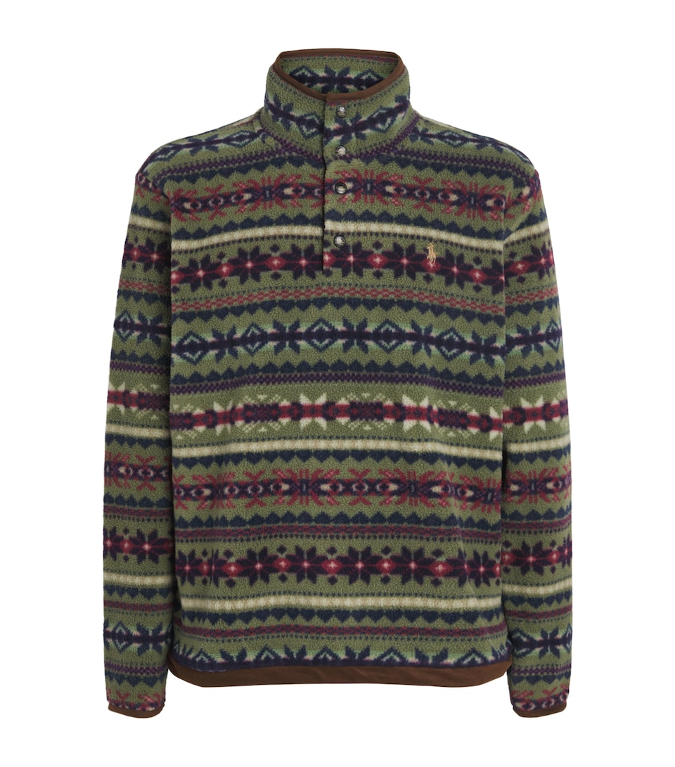 Fleece Fair Isle Sweater