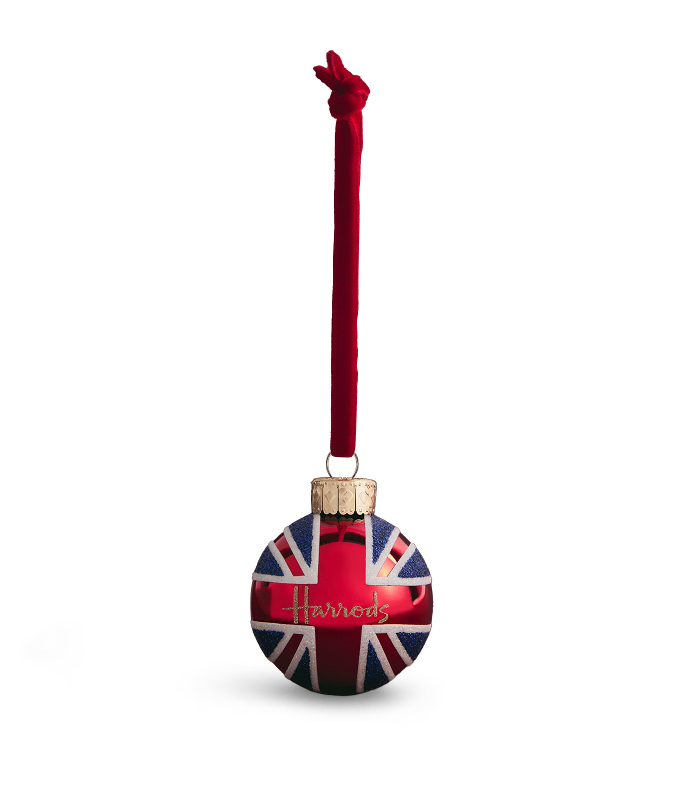 Harrods Union Jack 2026 Year Bauble