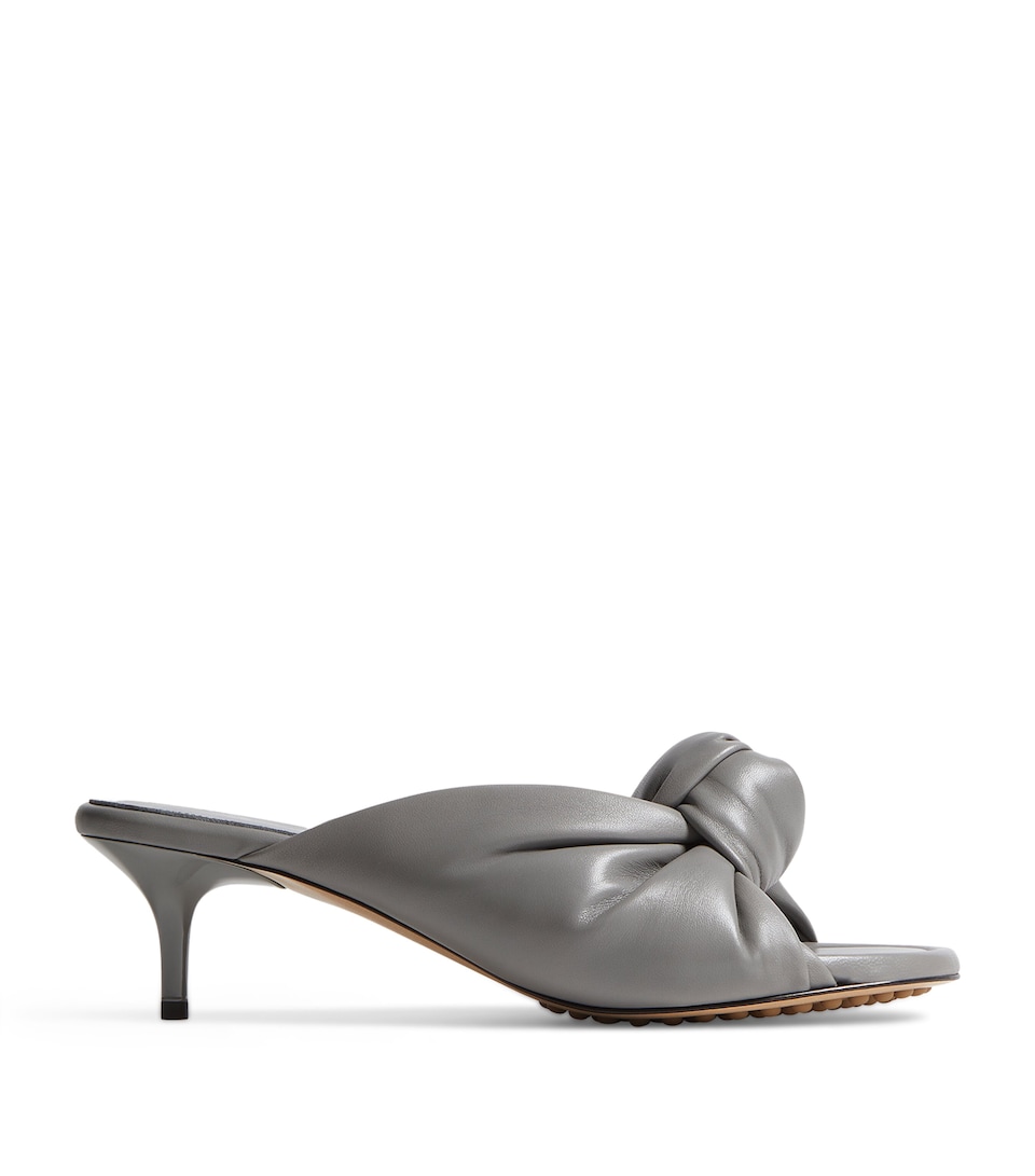 Bottega Veneta Leather Knot Mules 50