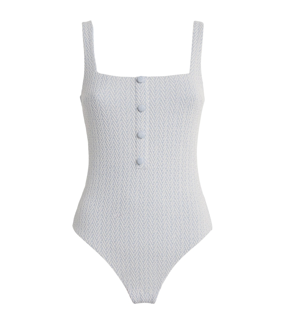 Devon Windsor Womens Herringbone Layla Swimsuit Polar