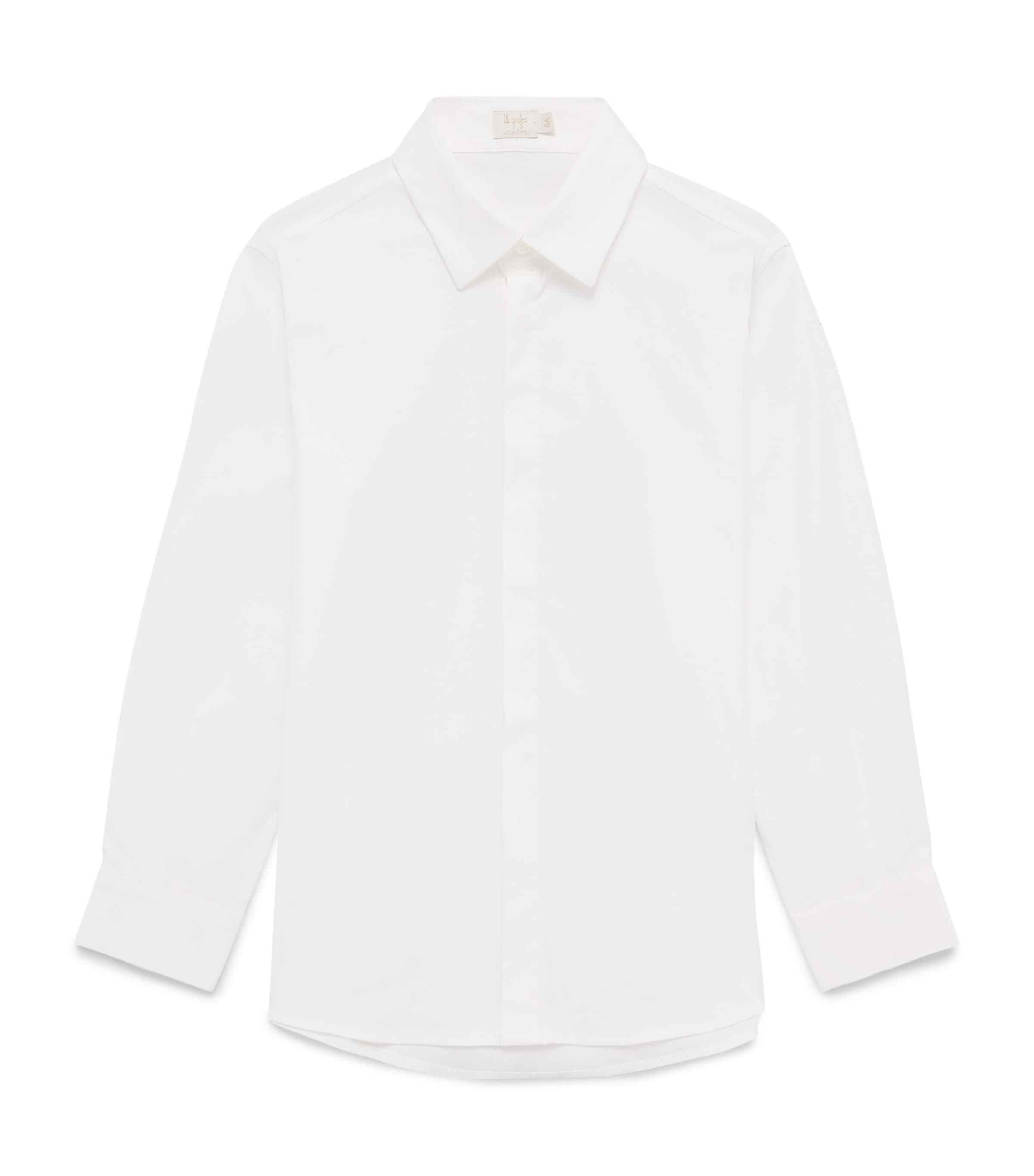Il Gufo Cotton Long-Sleeve Shirt (4-14 Years) White
