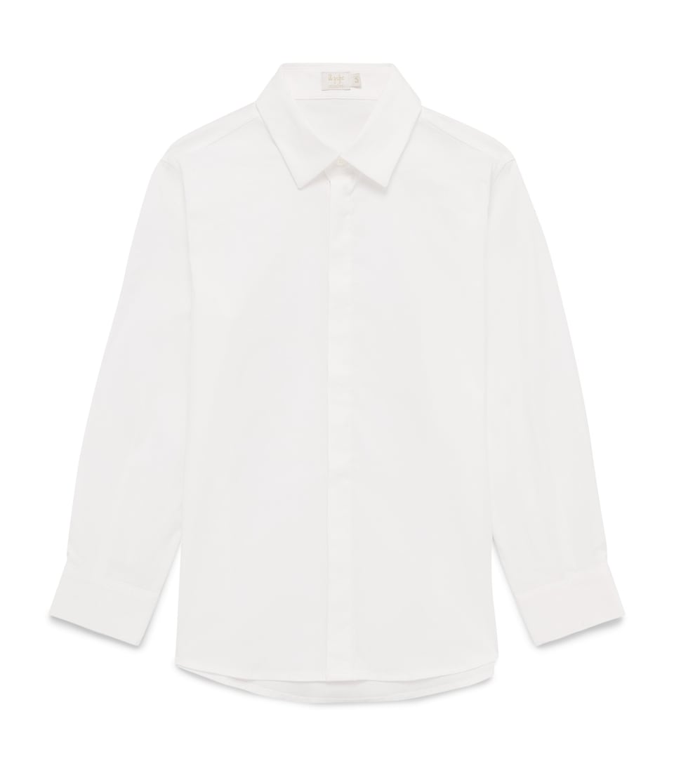 Il Gufo Cotton Long-Sleeve Shirt (4-14 Years) White