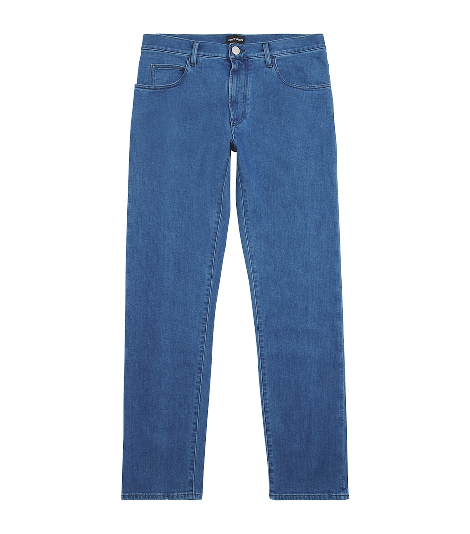 Stretch-Cotton Slim Jeans