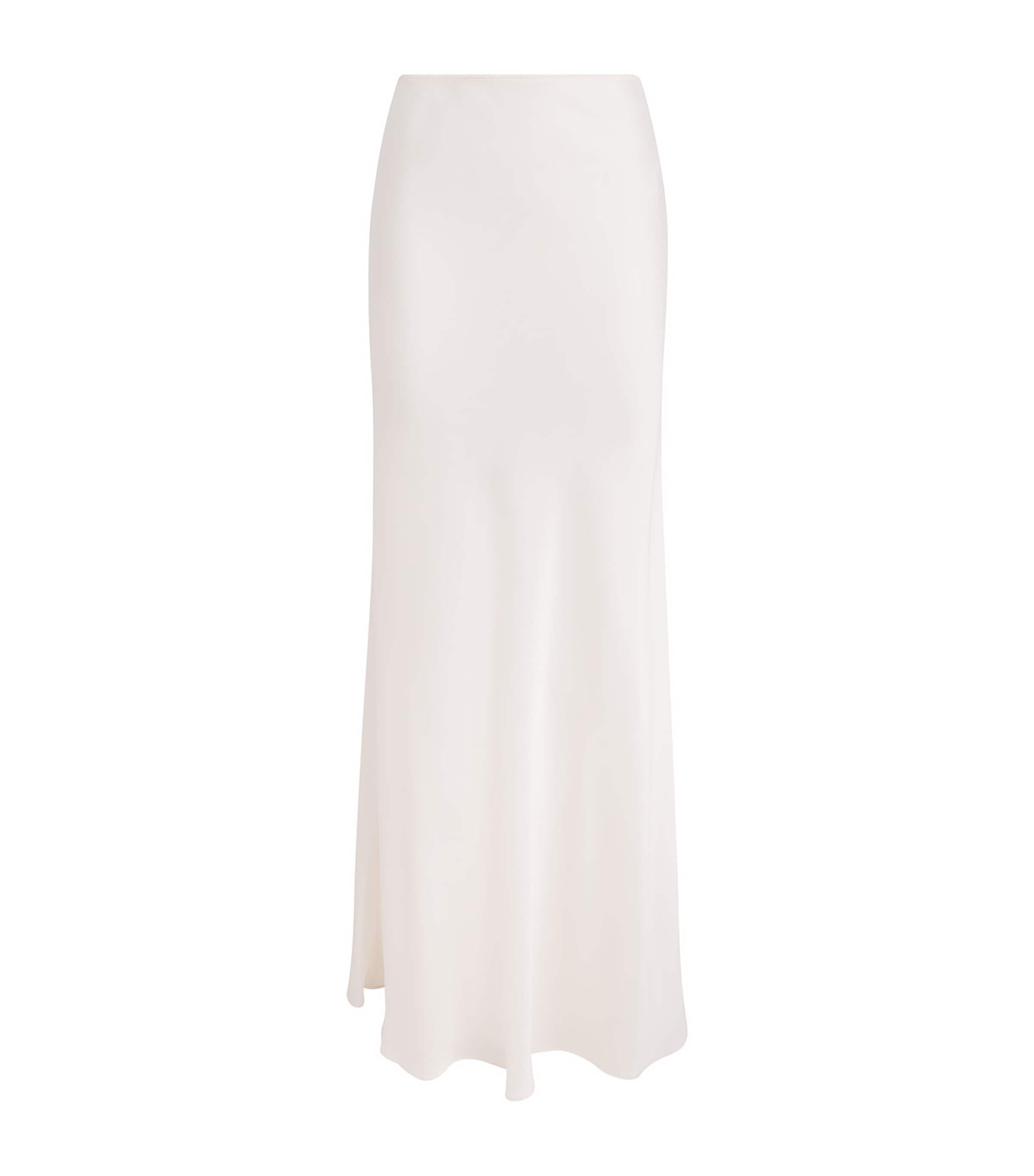 Fabiana Filippi Womens Satin Enver Maxi Skirt Burro