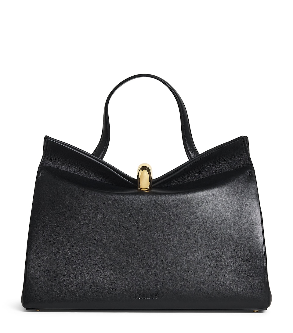 Leather Le Valérie Top-Handle Bag