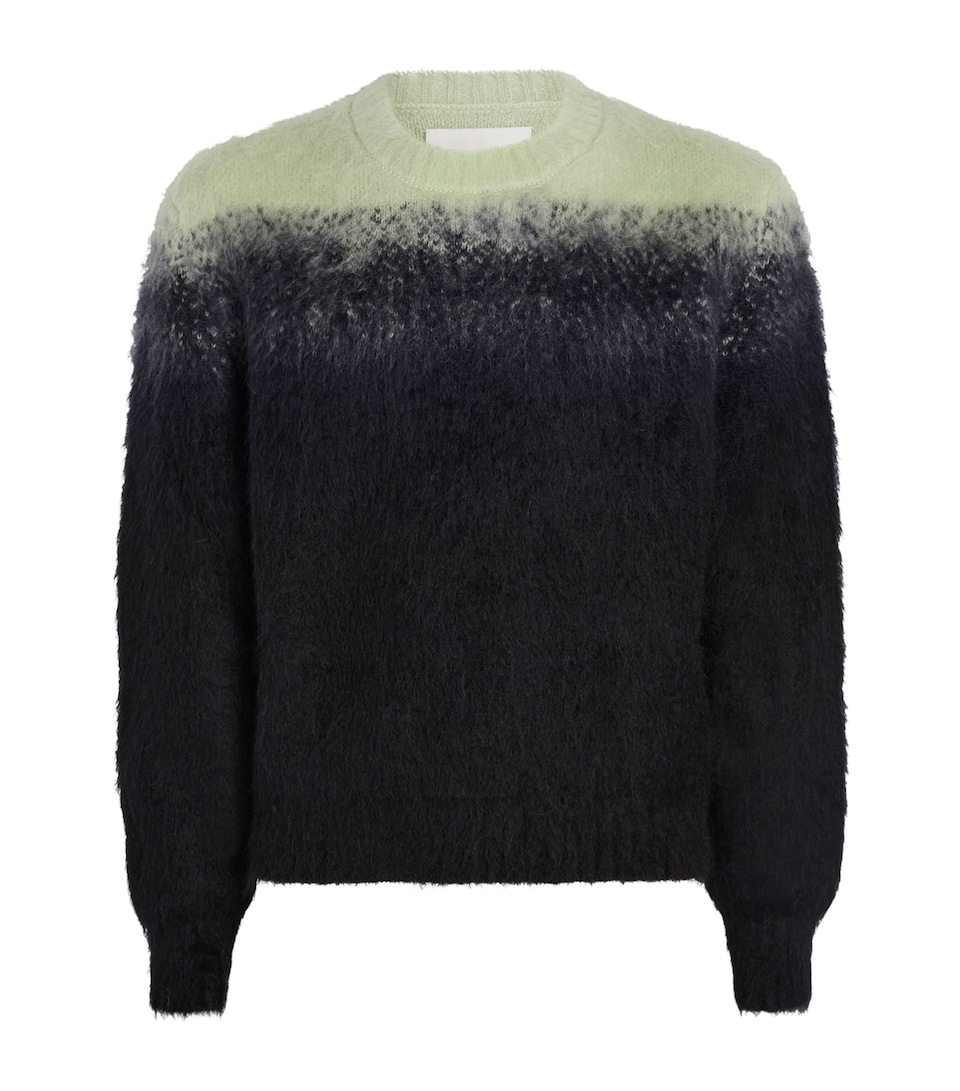 Mohair-Blend Crew-Neck Sweater