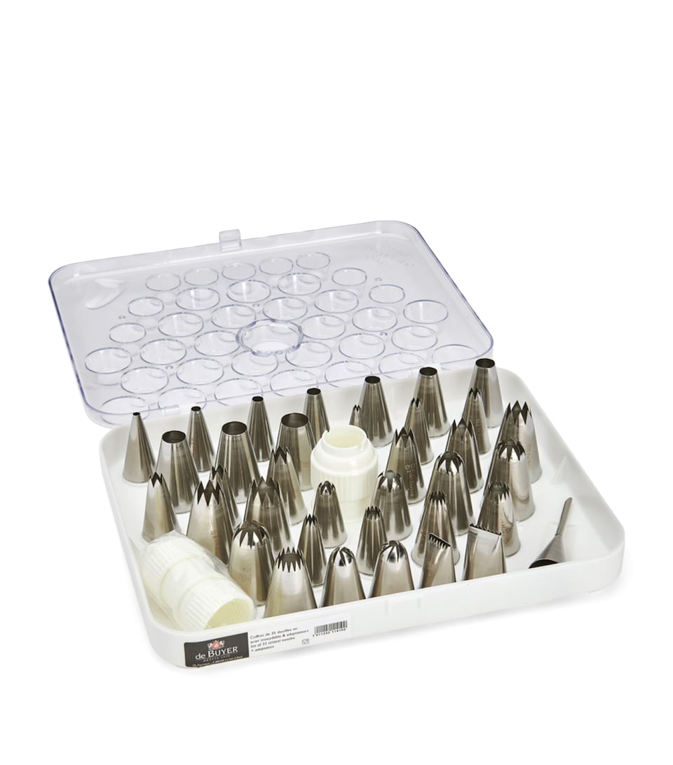 De Buyer Stainless Steel Baking Nozzles (Set of 35) Steel