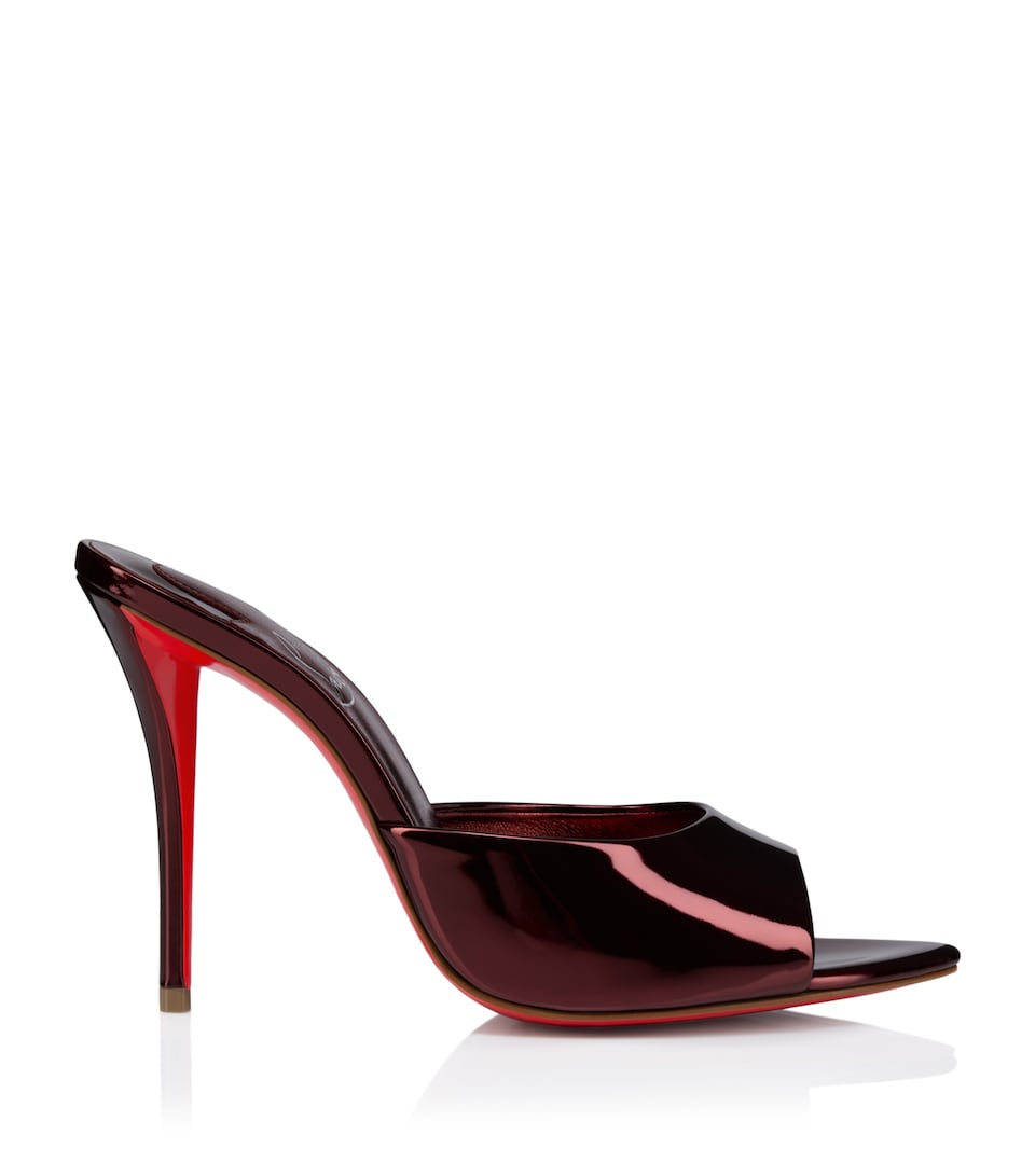 Miss Z Patent Leather Mules 100