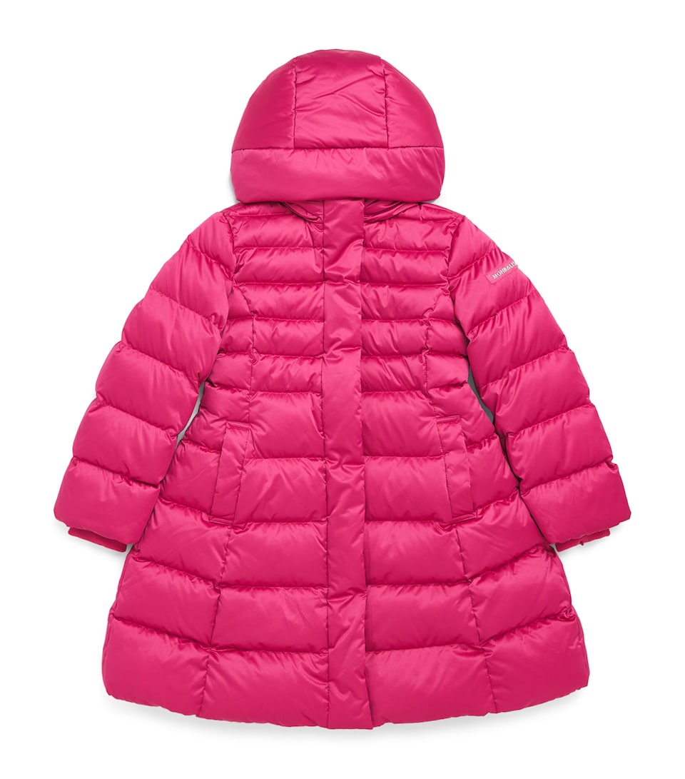 Monnalisa Quilted Down Puffer Jacket (7-12 Years) Rose Violet